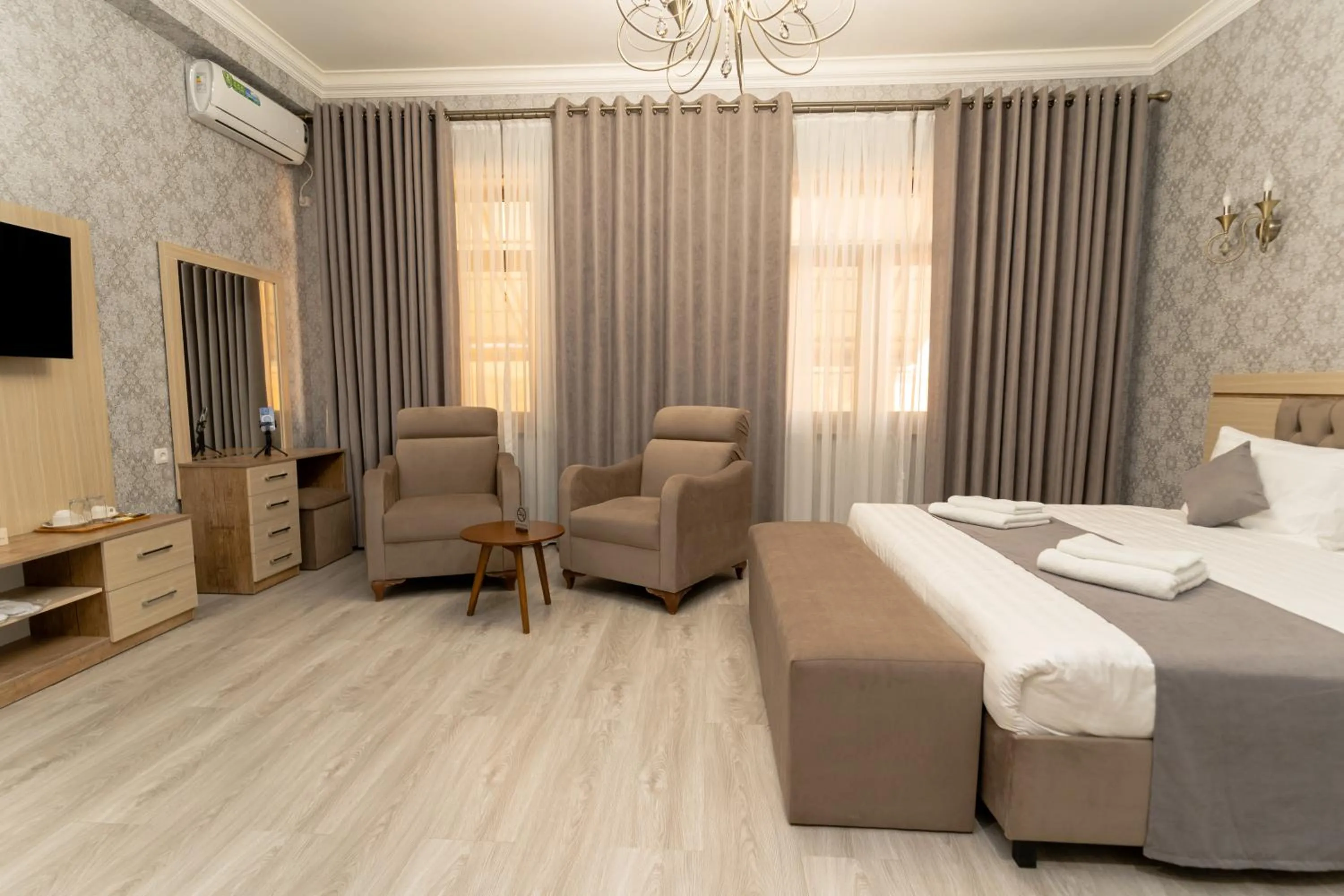 Photo of the whole room, Bed in The Heritage Tashkent