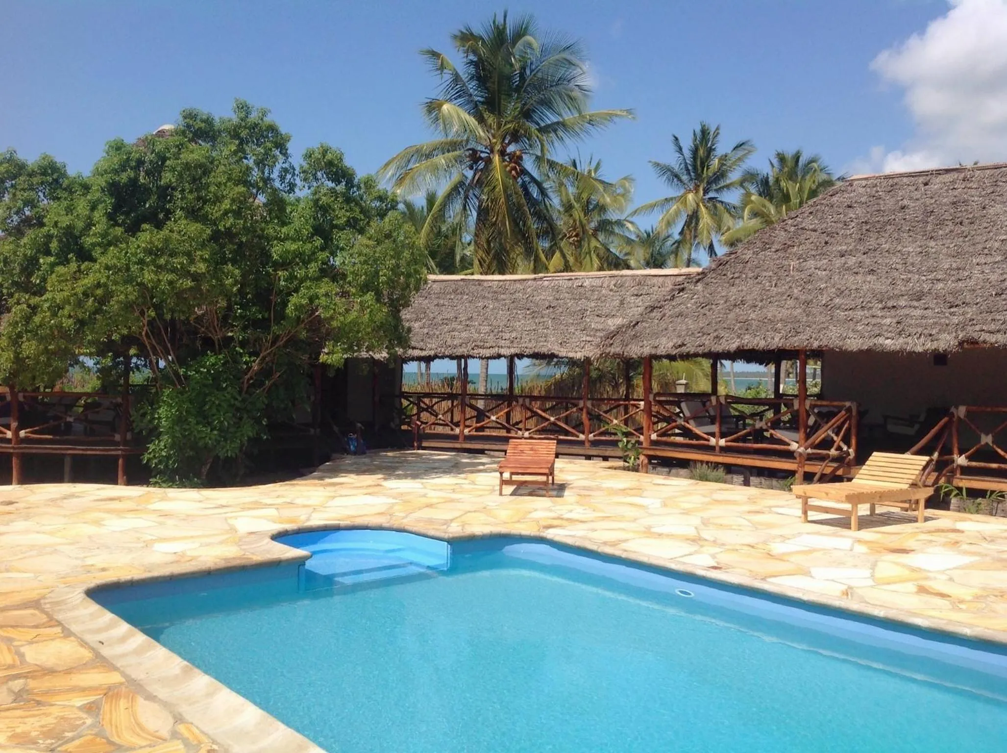 Dining area in Kijongo Bay Beach Resort