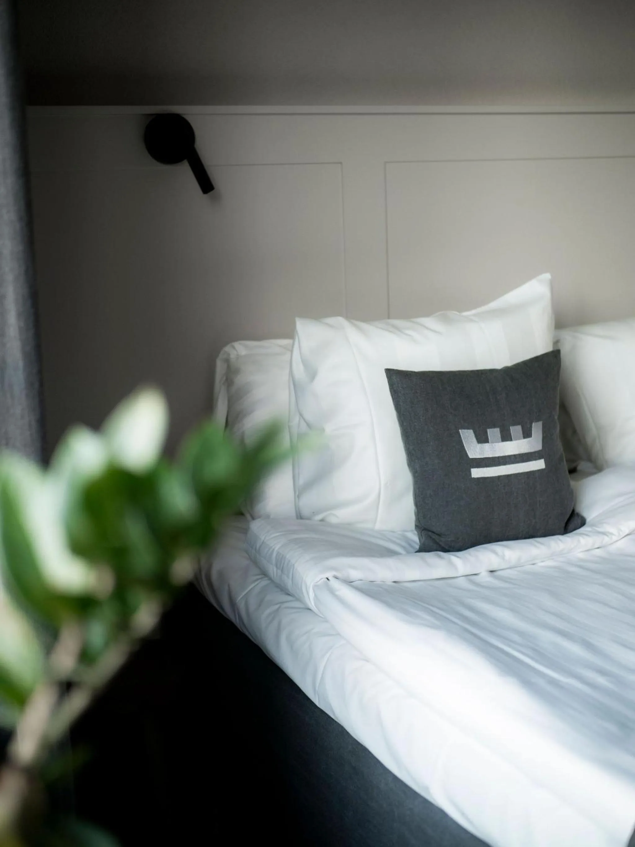 Bed in Loft Hotel Rauma