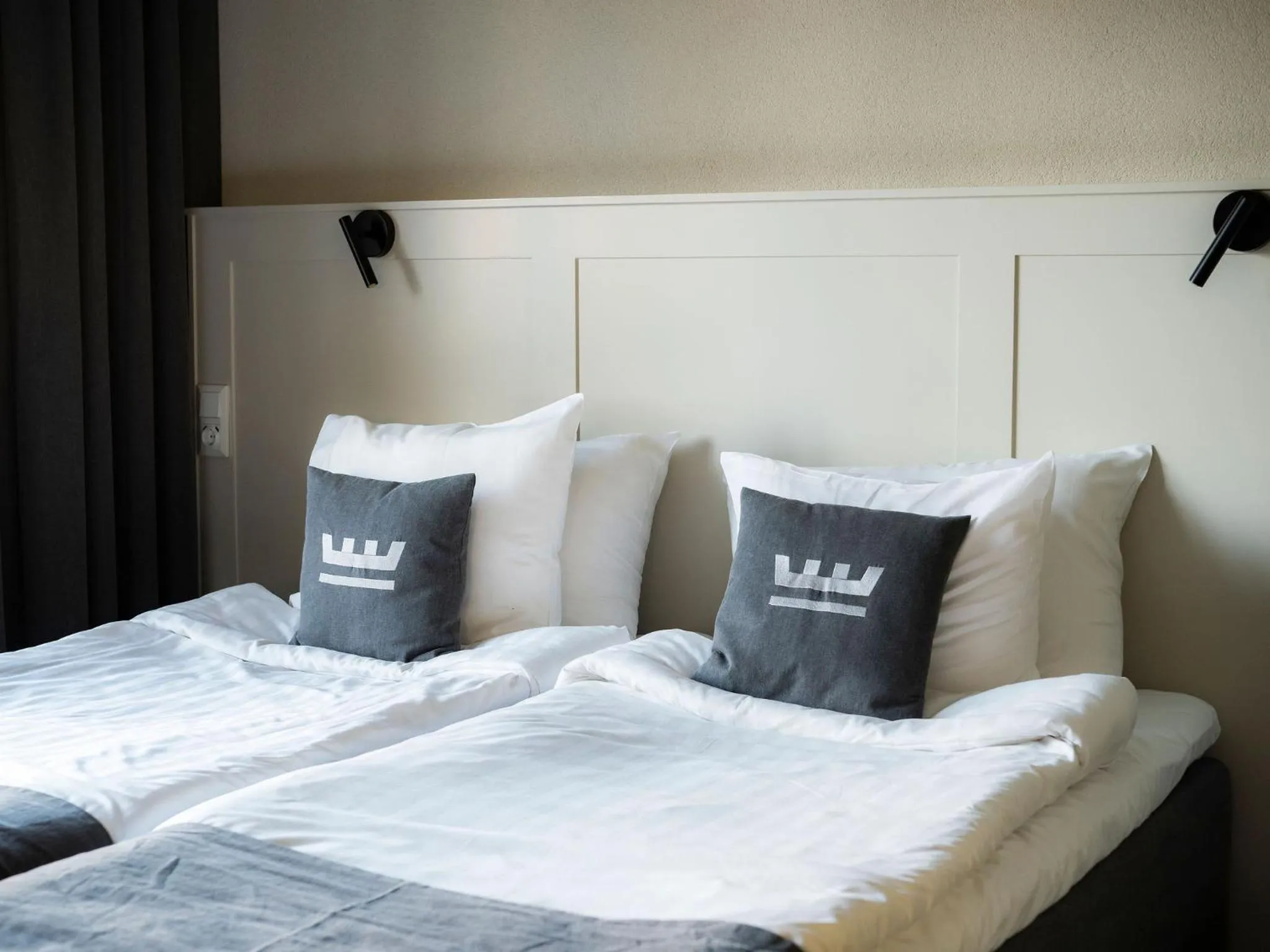 Bed in Loft Hotel Rauma