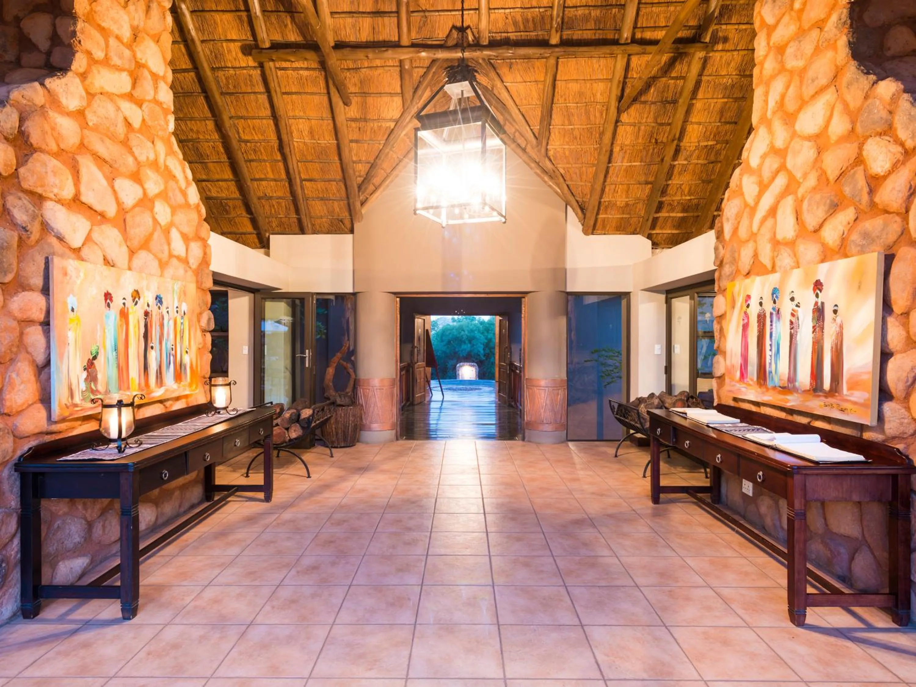 Lobby or reception in Ivory Tree Game Lodge
