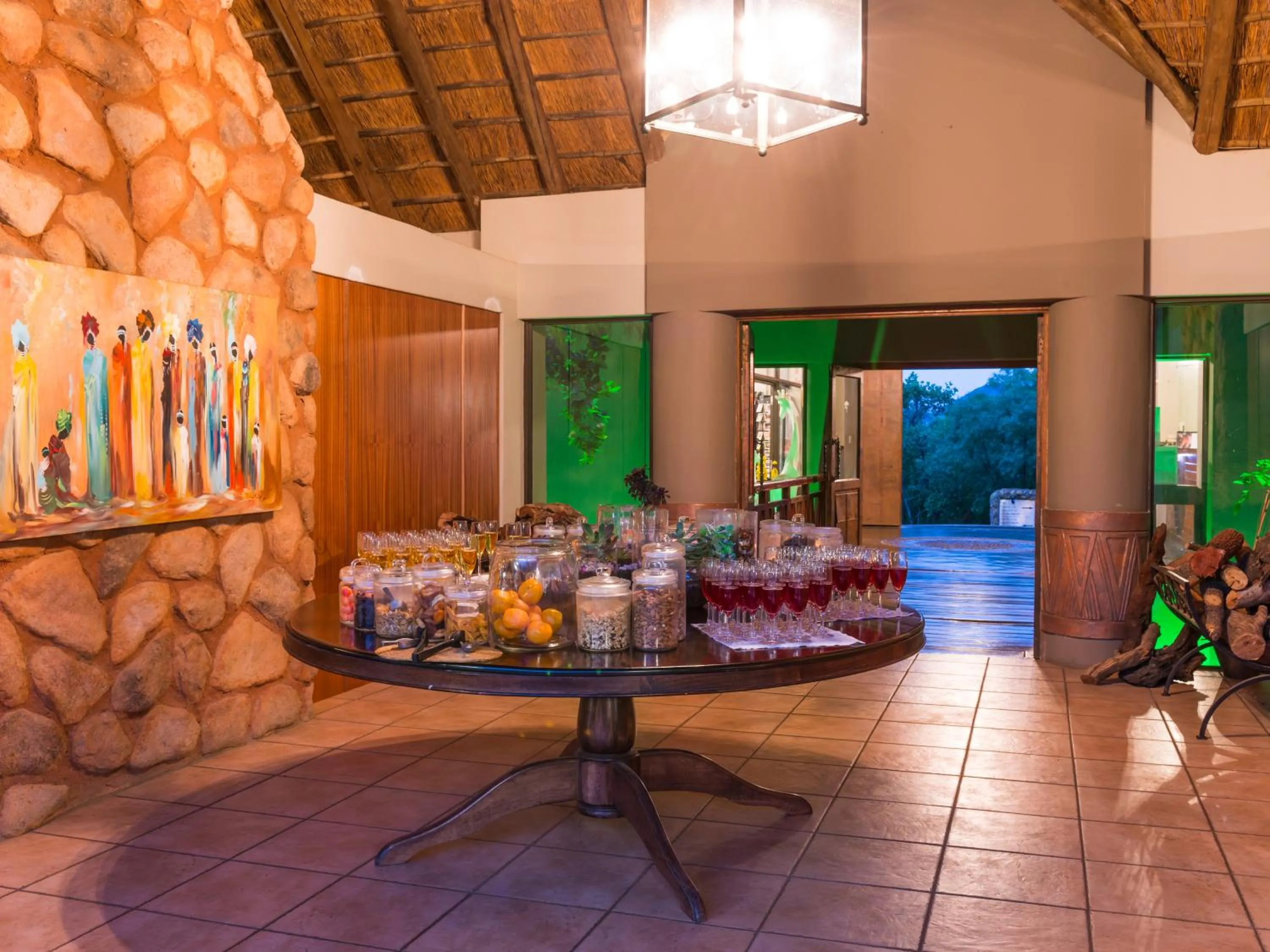 Lobby or reception in Ivory Tree Game Lodge