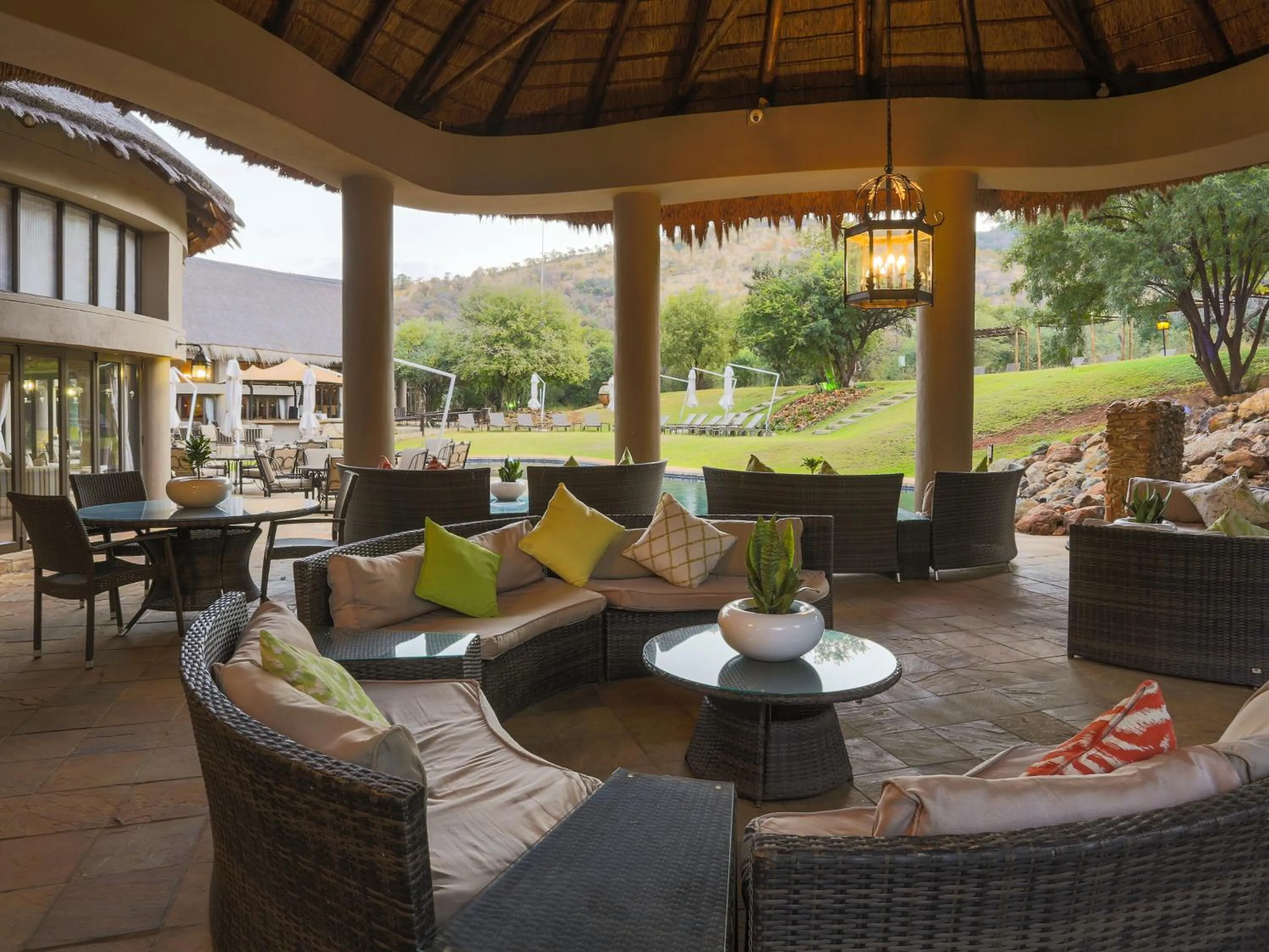 Lounge or bar in Ivory Tree Game Lodge