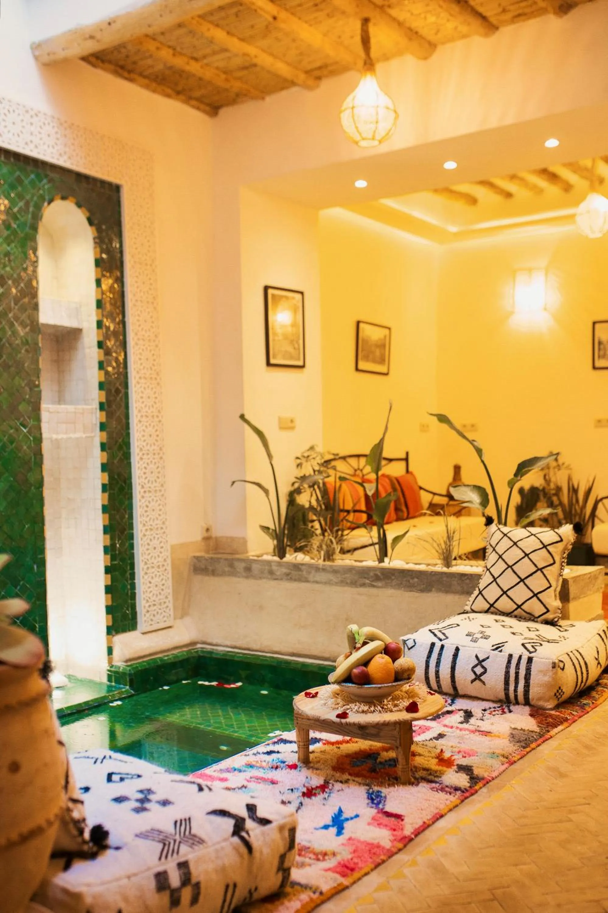 Seating area in Riad Mama