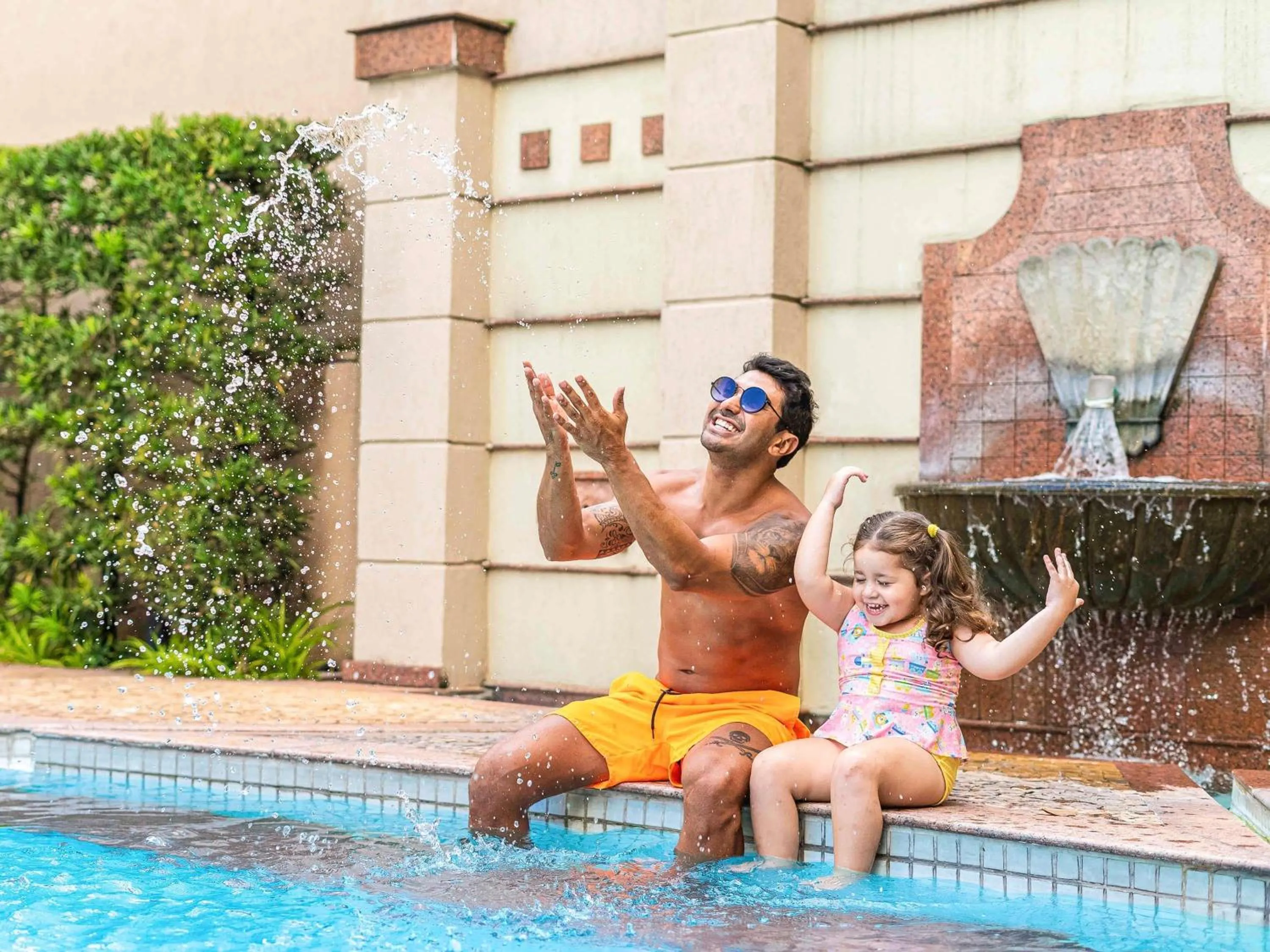 Pool view in Mercure São Paulo Ibirapuera Privilege