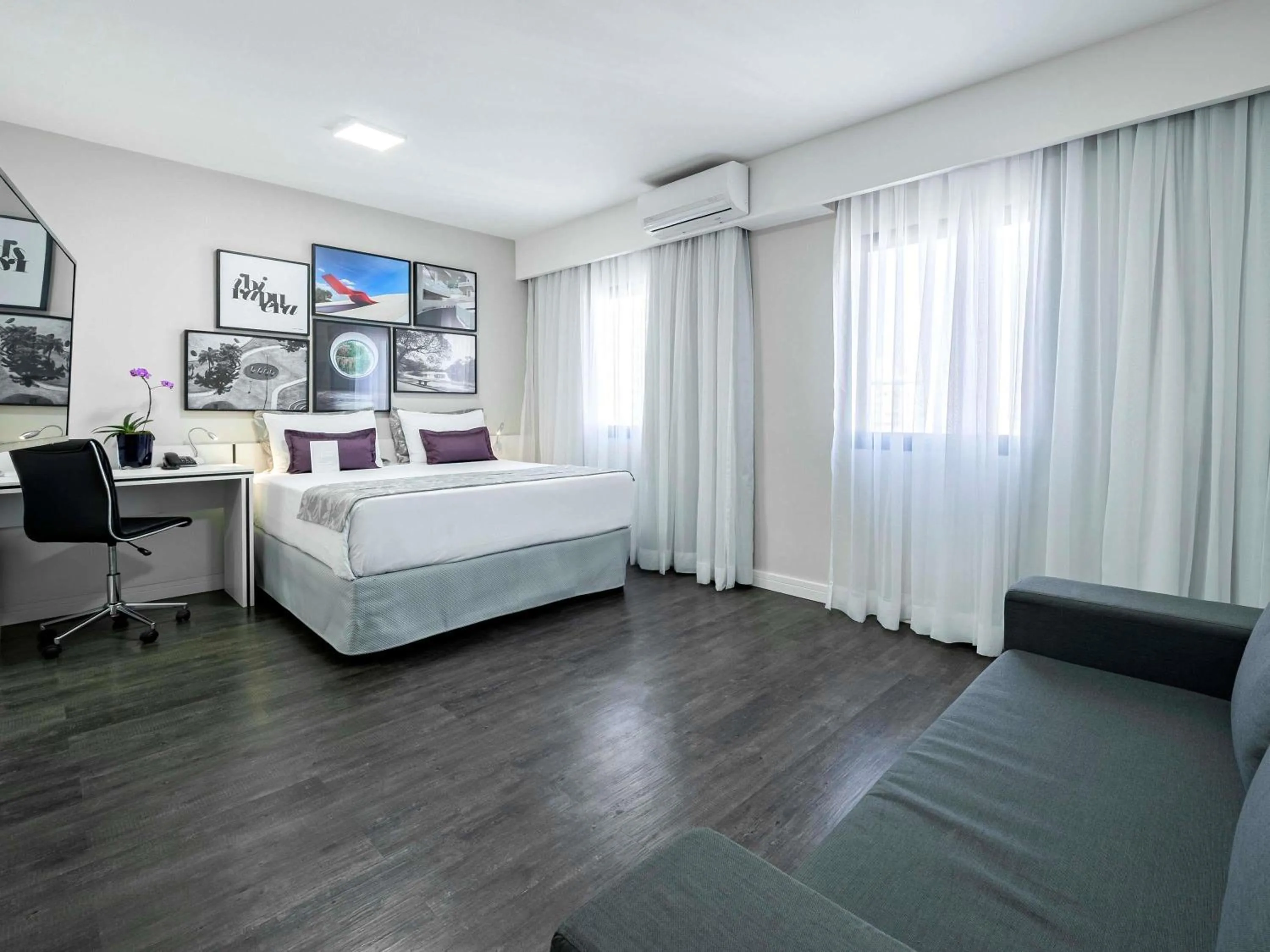 Bedroom, Bed in Mercure São Paulo Ibirapuera Privilege