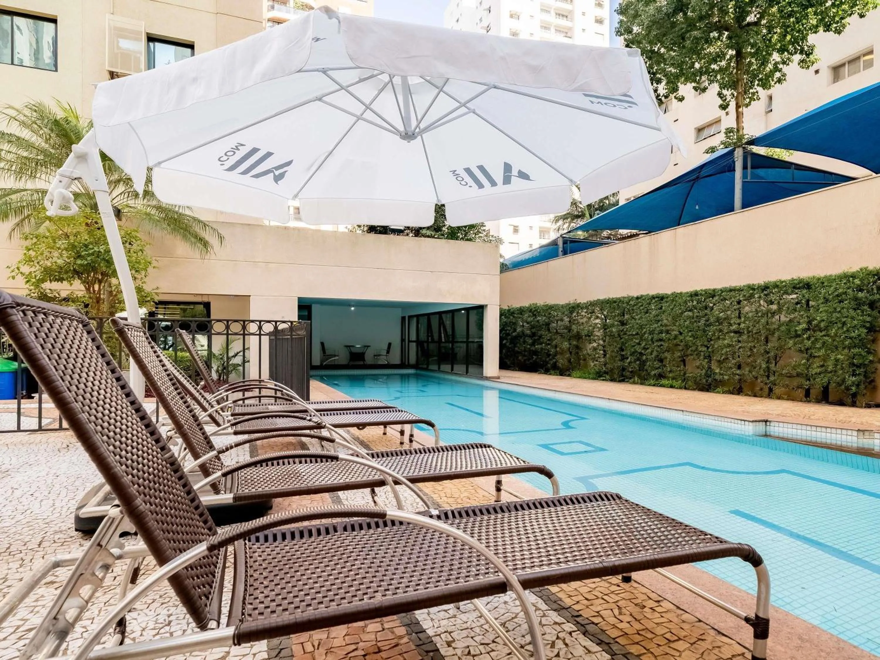 Pool view in Mercure São Paulo Ibirapuera Privilege