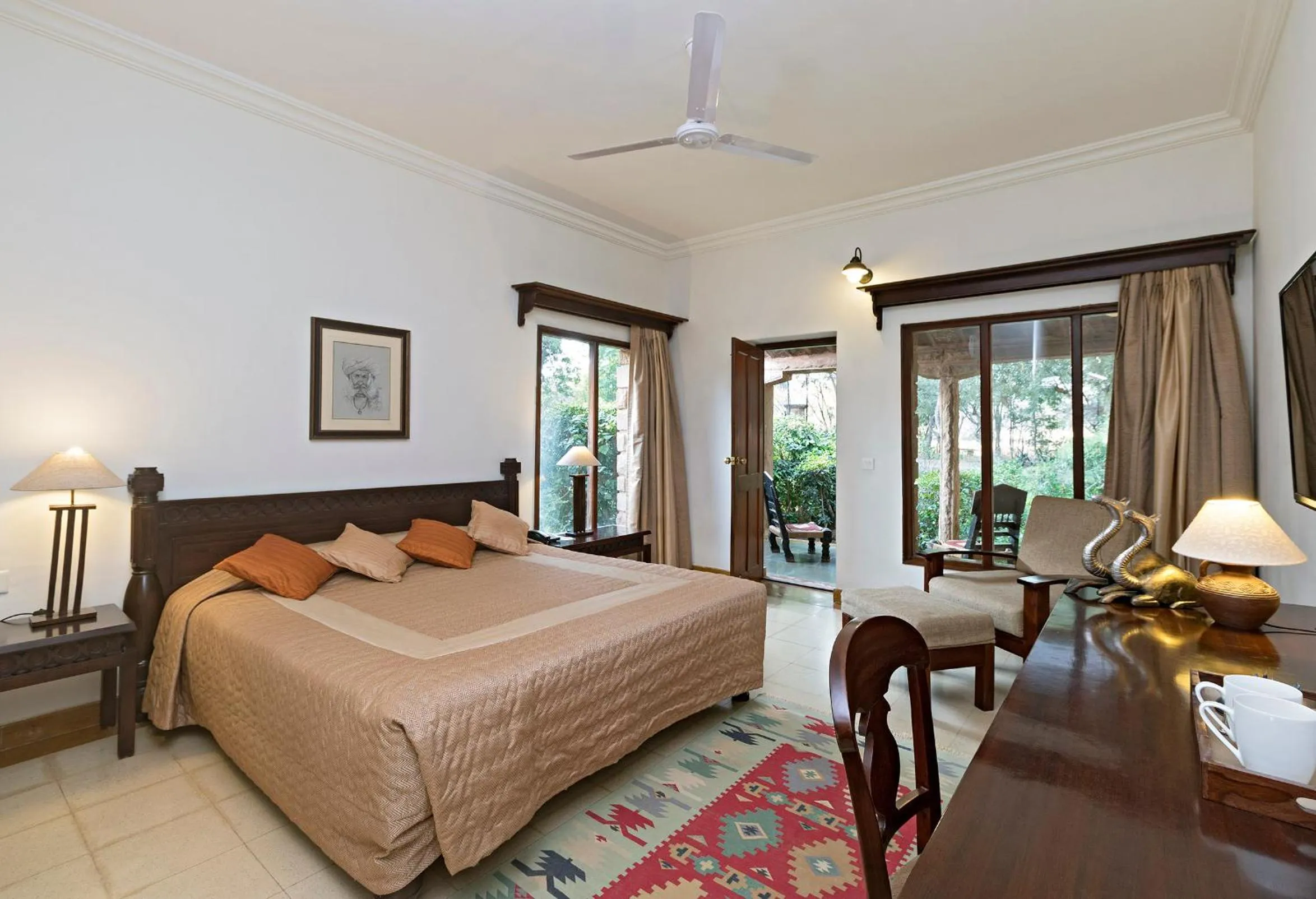 Photo of the whole room, Bed in MANVĀR SHERGARH, THE DESERT RESORT