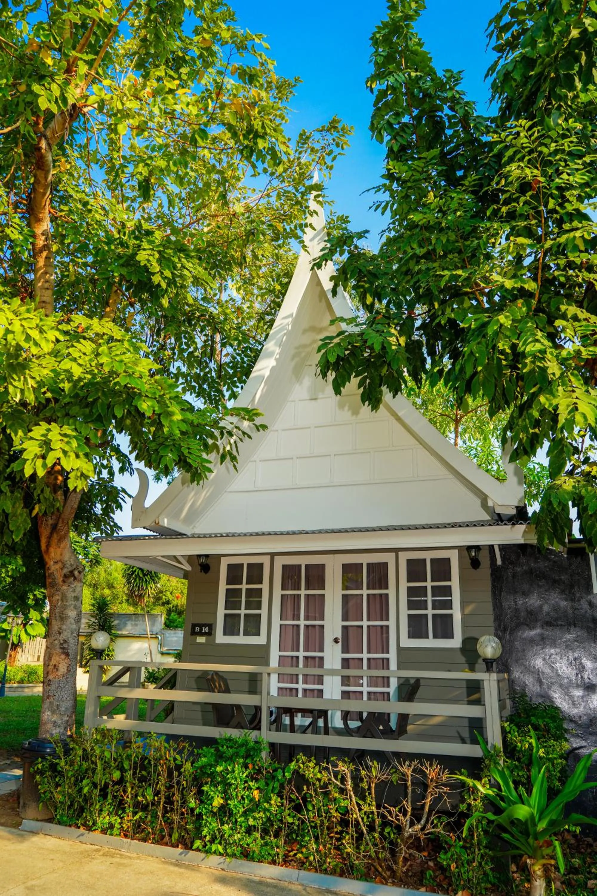 Property building in Luna Hut Resort