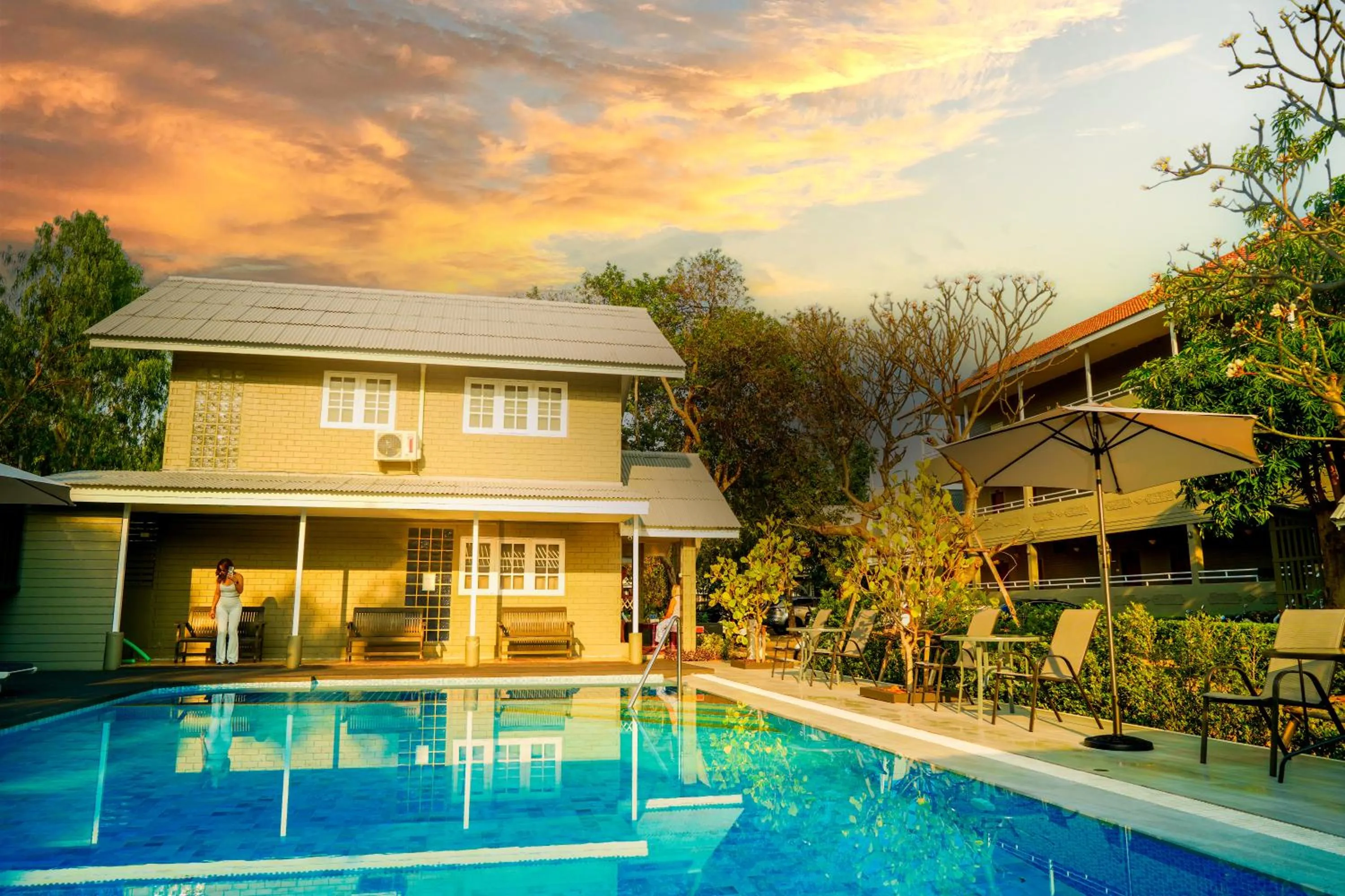 Property building in Luna Hut Resort