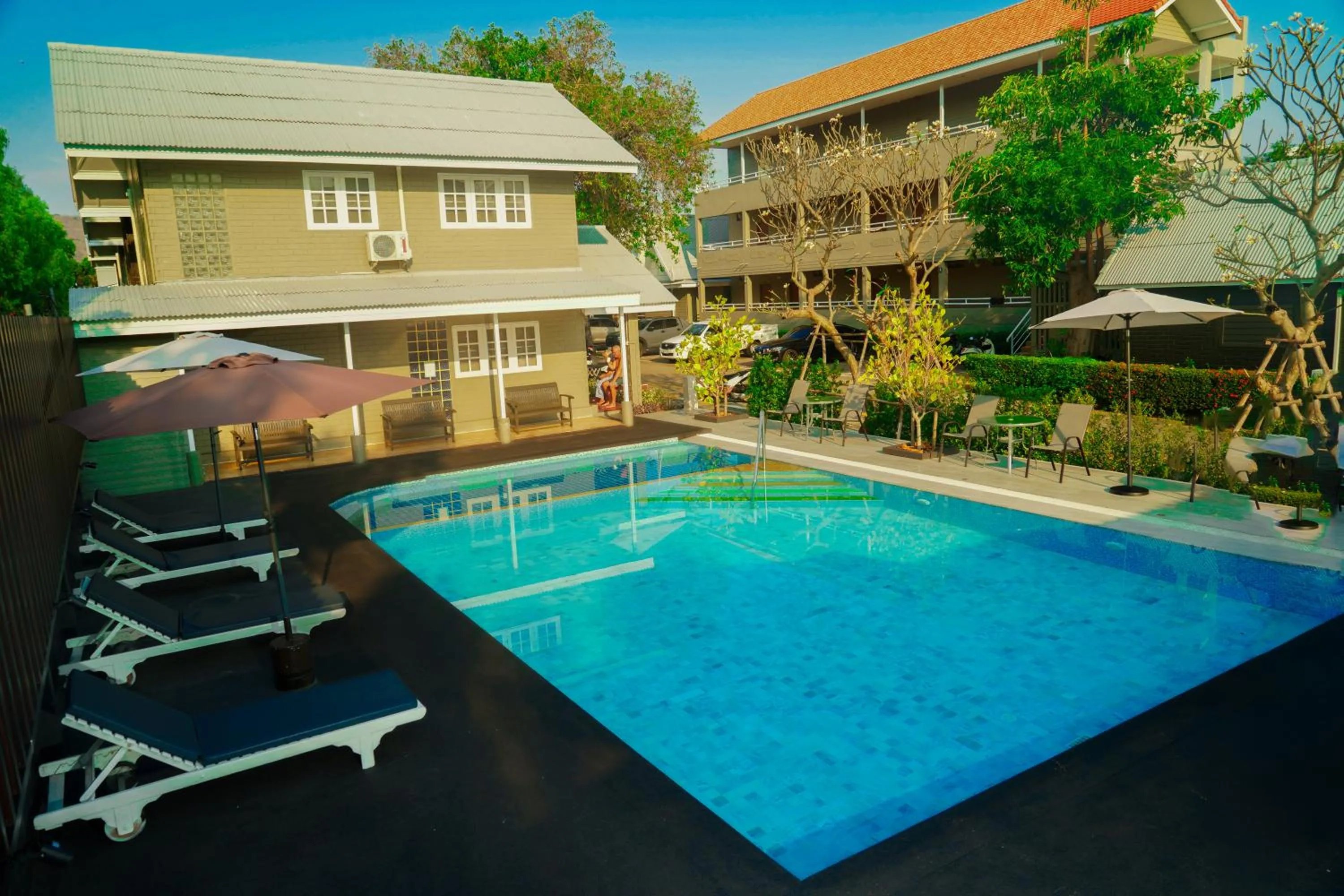 Property building in Luna Hut Resort