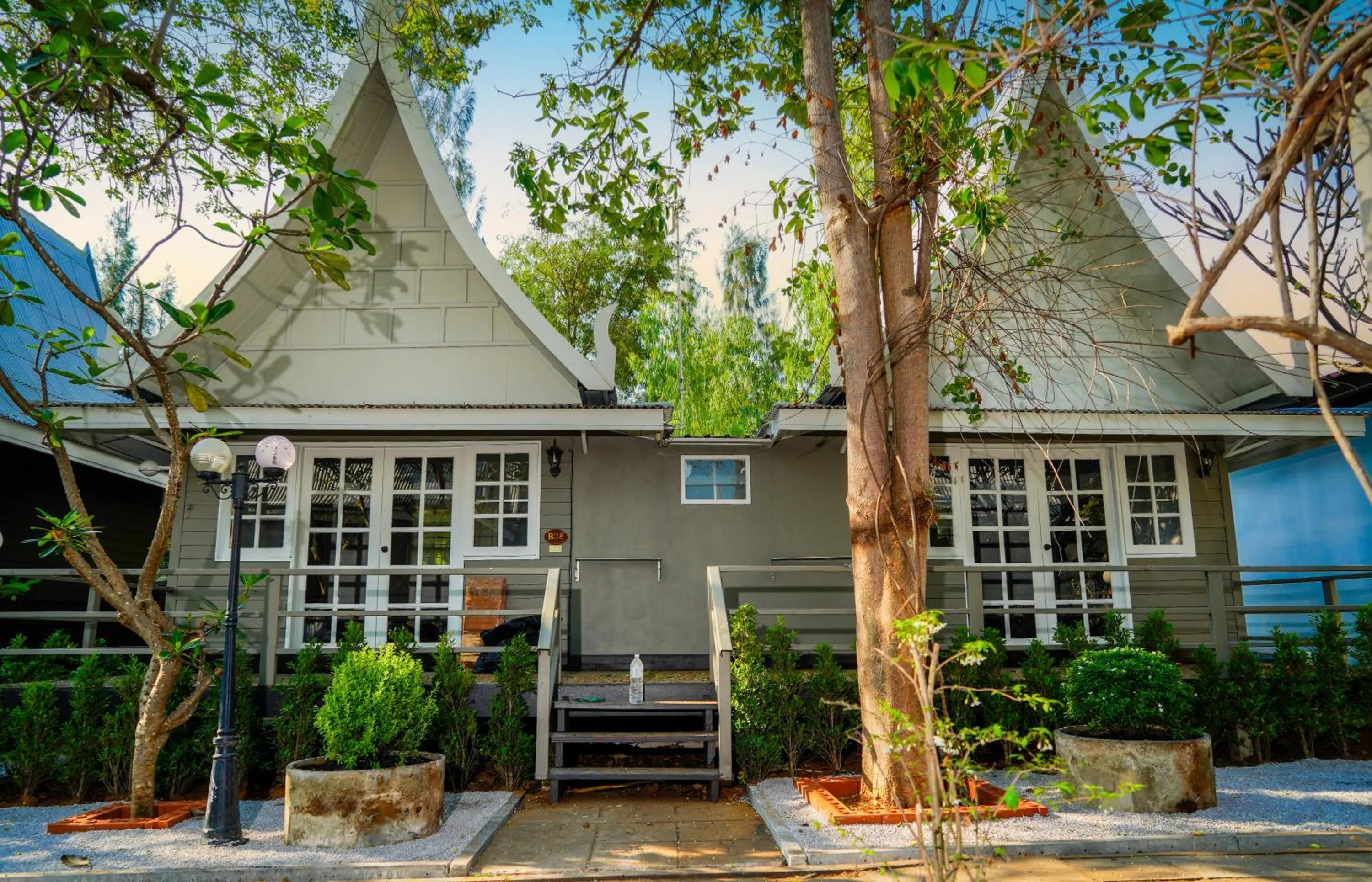 Property building in Luna Hut Resort