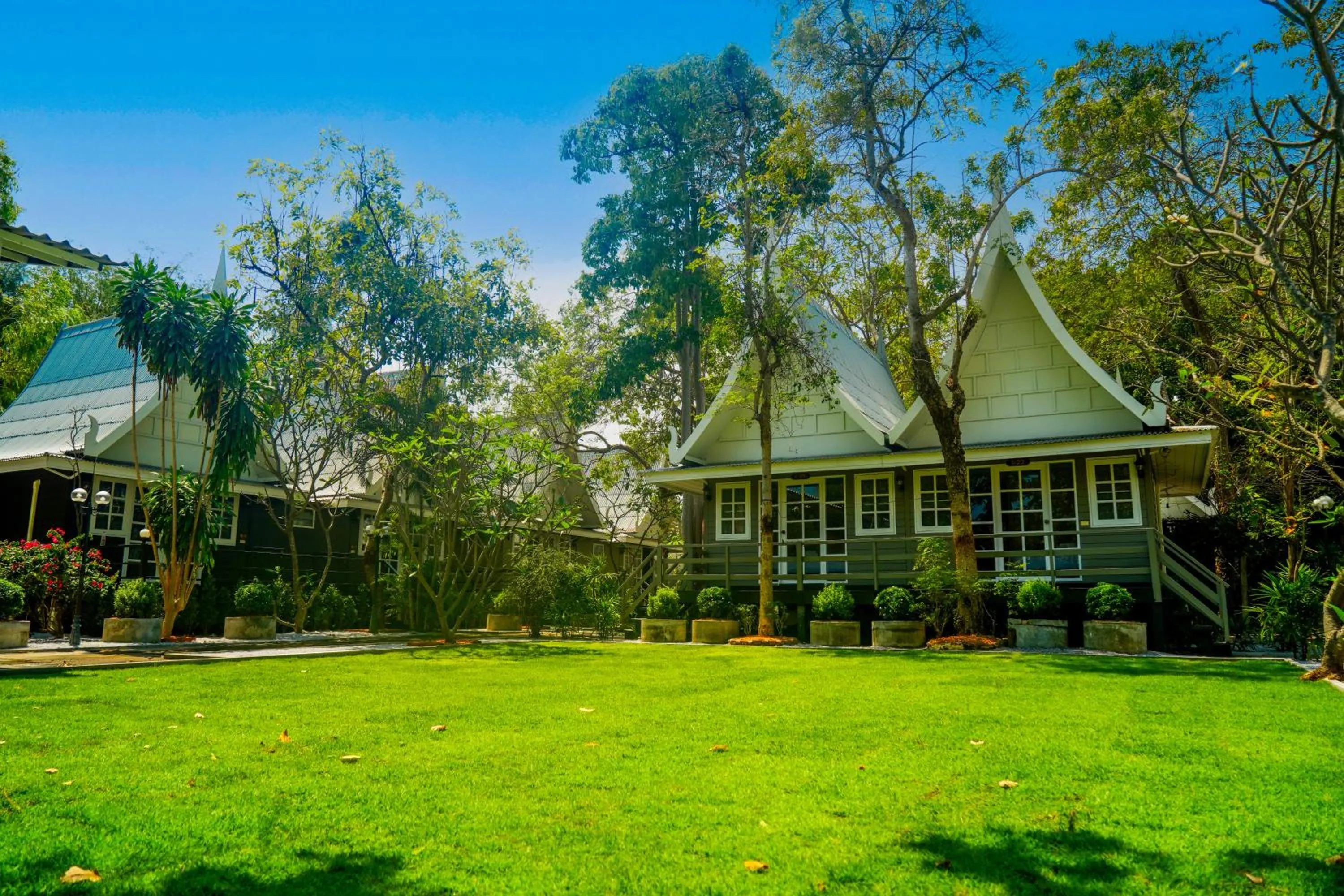 Property building in Luna Hut Resort