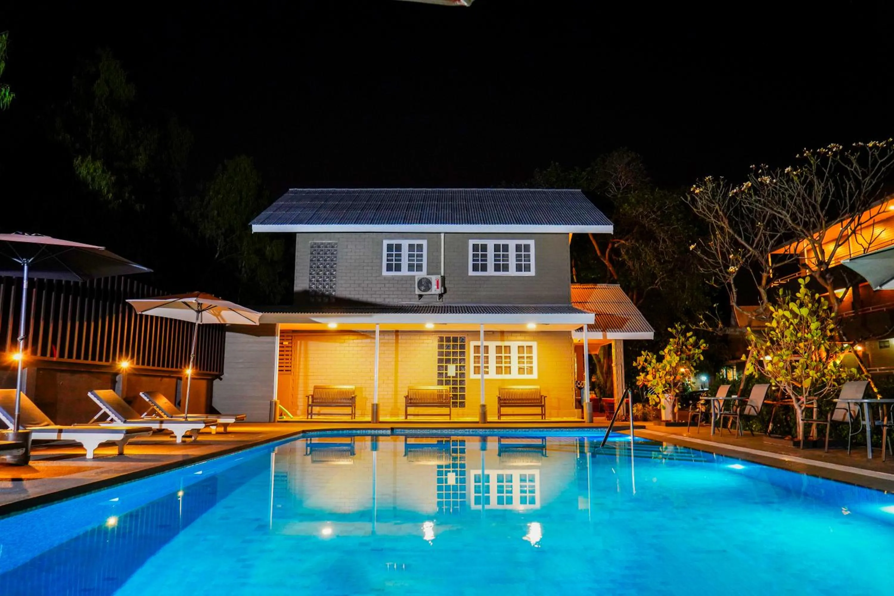 Property building in Luna Hut Resort