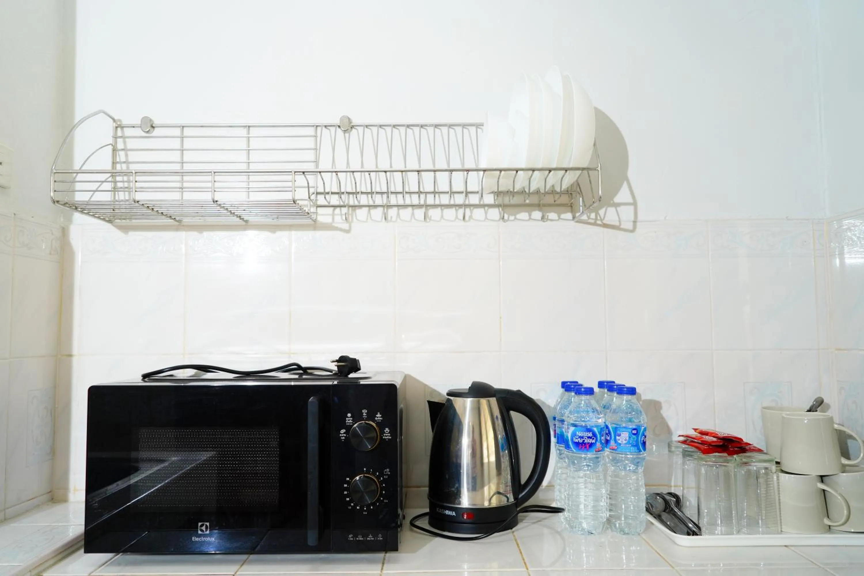 Kitchen or kitchenette in Luna Hut Resort