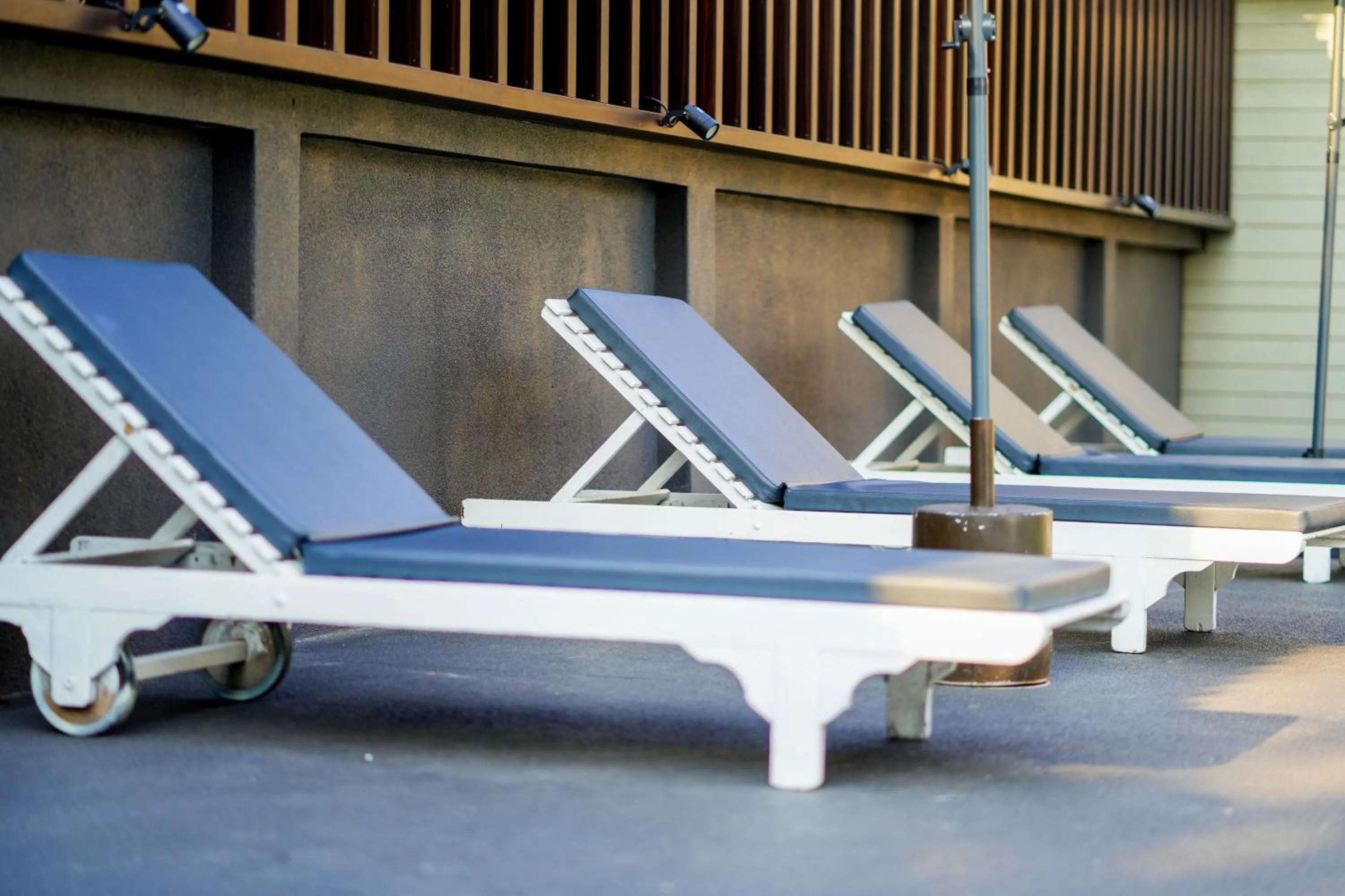 sunbed in Luna Hut Resort