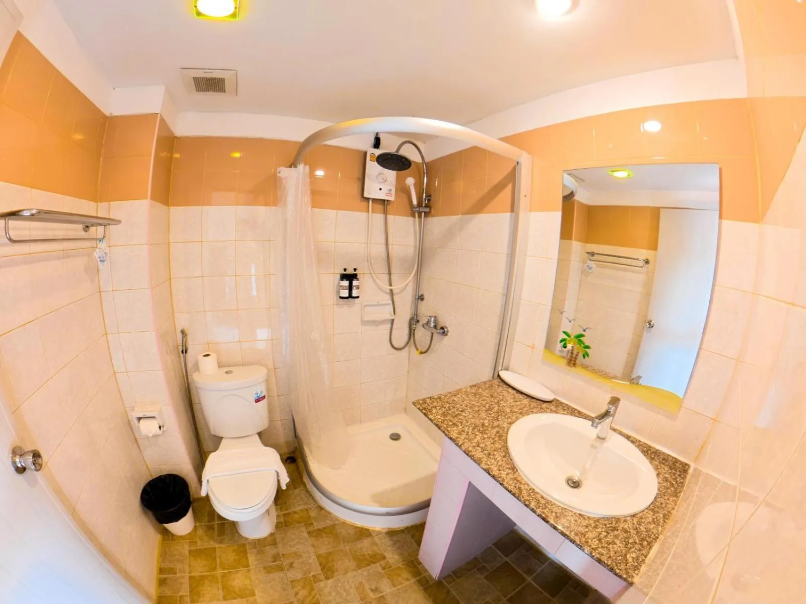 Bathroom in Luna Hut Resort