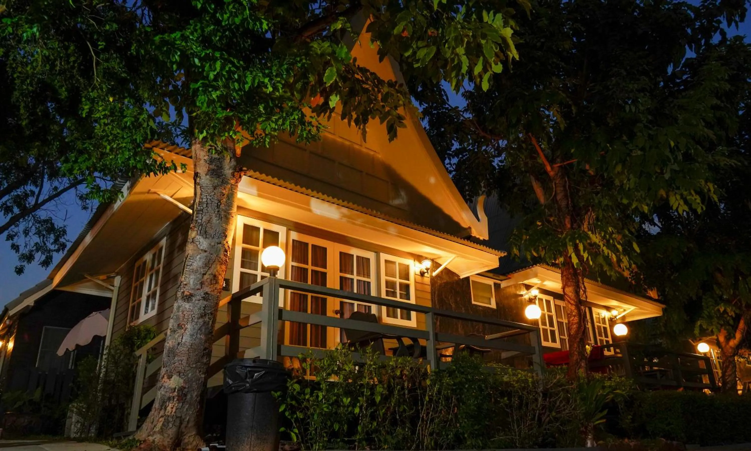 Property building in Luna Hut Resort