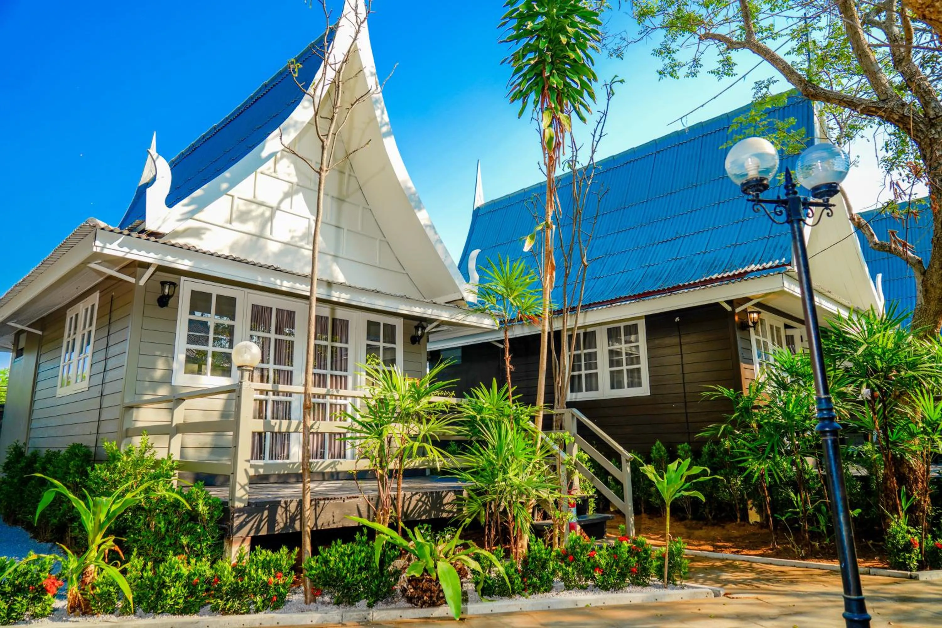 Property building in Luna Hut Resort
