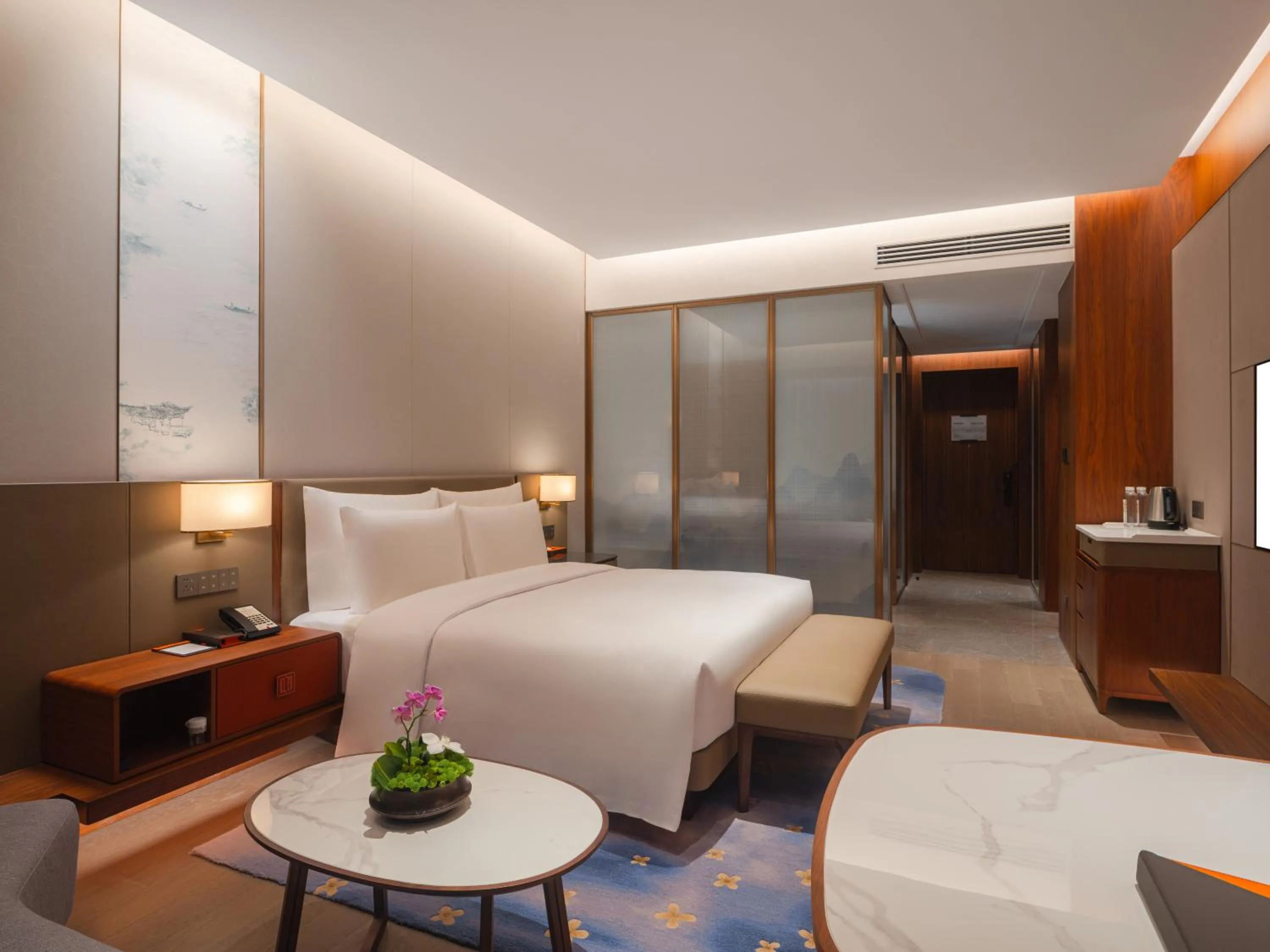 Bedroom, Bed in Suzhou International Conference Hotel