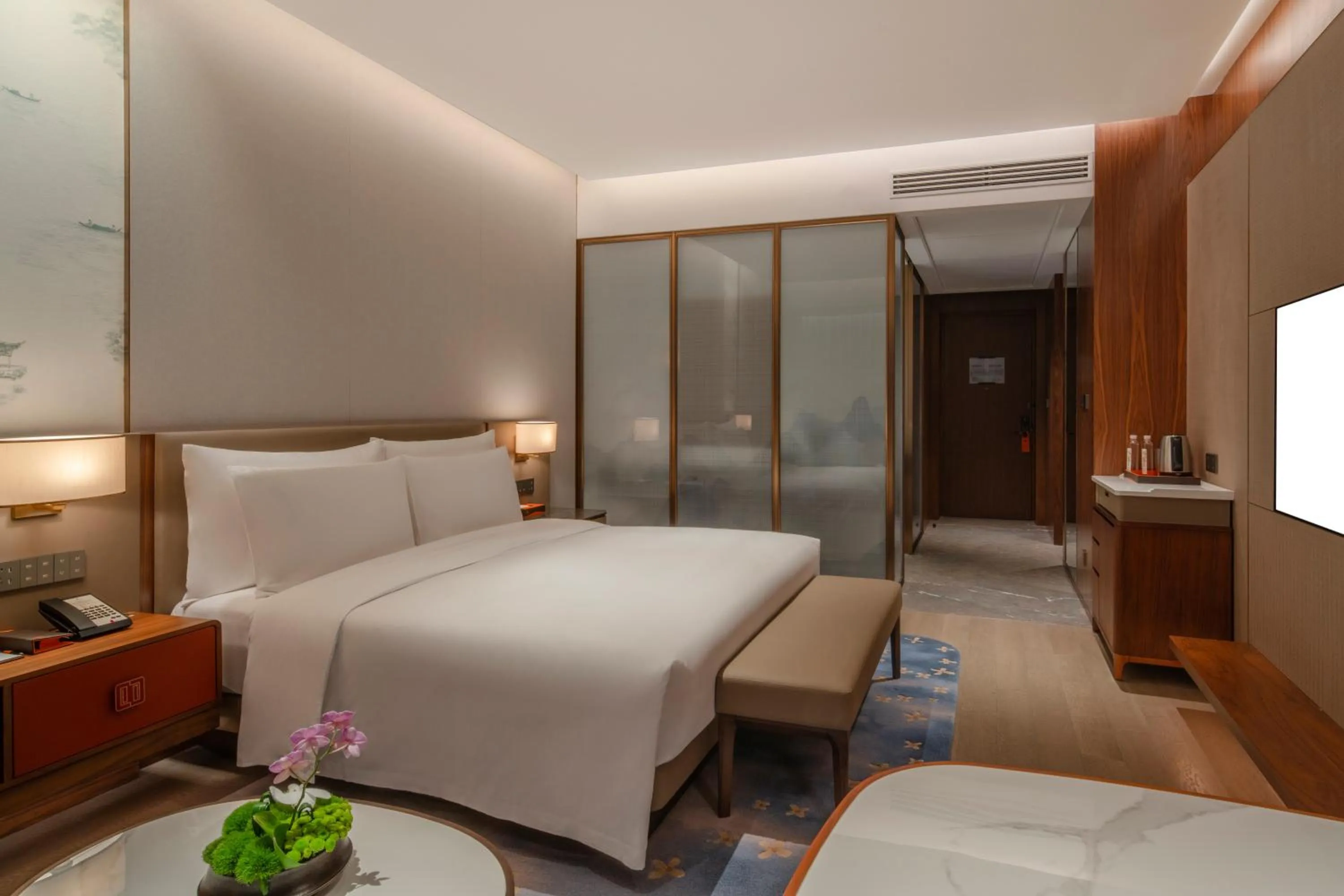 Bed in Suzhou International Conference Hotel