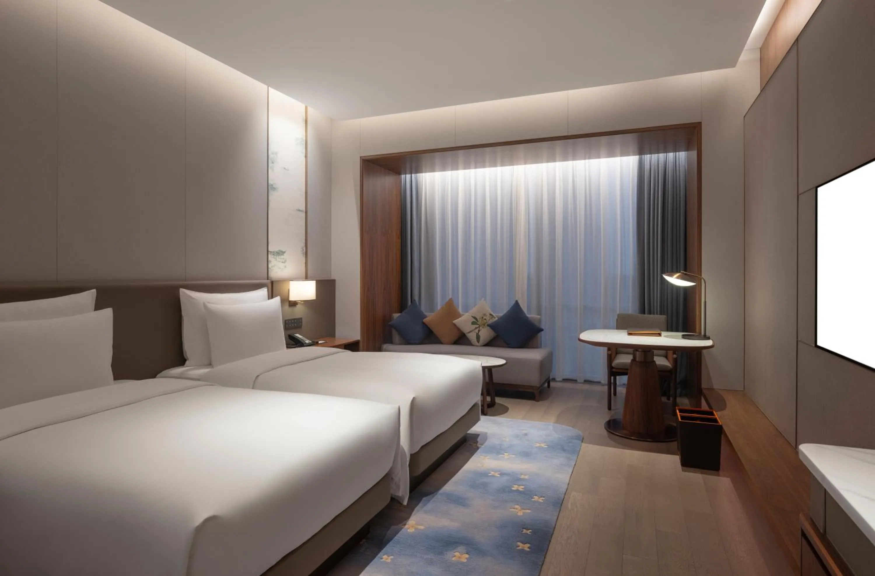 Bedroom, Bed in Suzhou International Conference Hotel