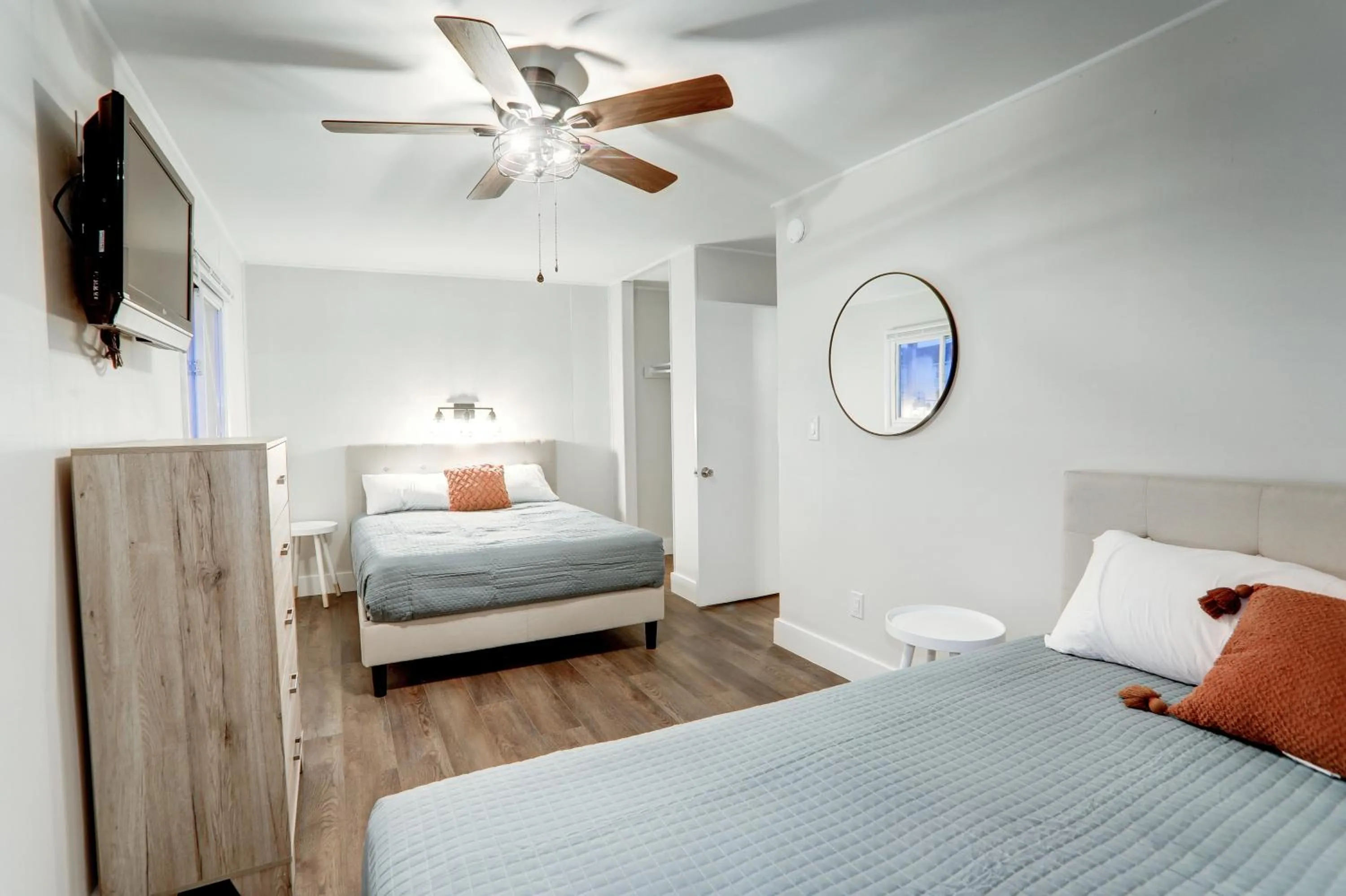 Bed in Brooklyn Beach Club