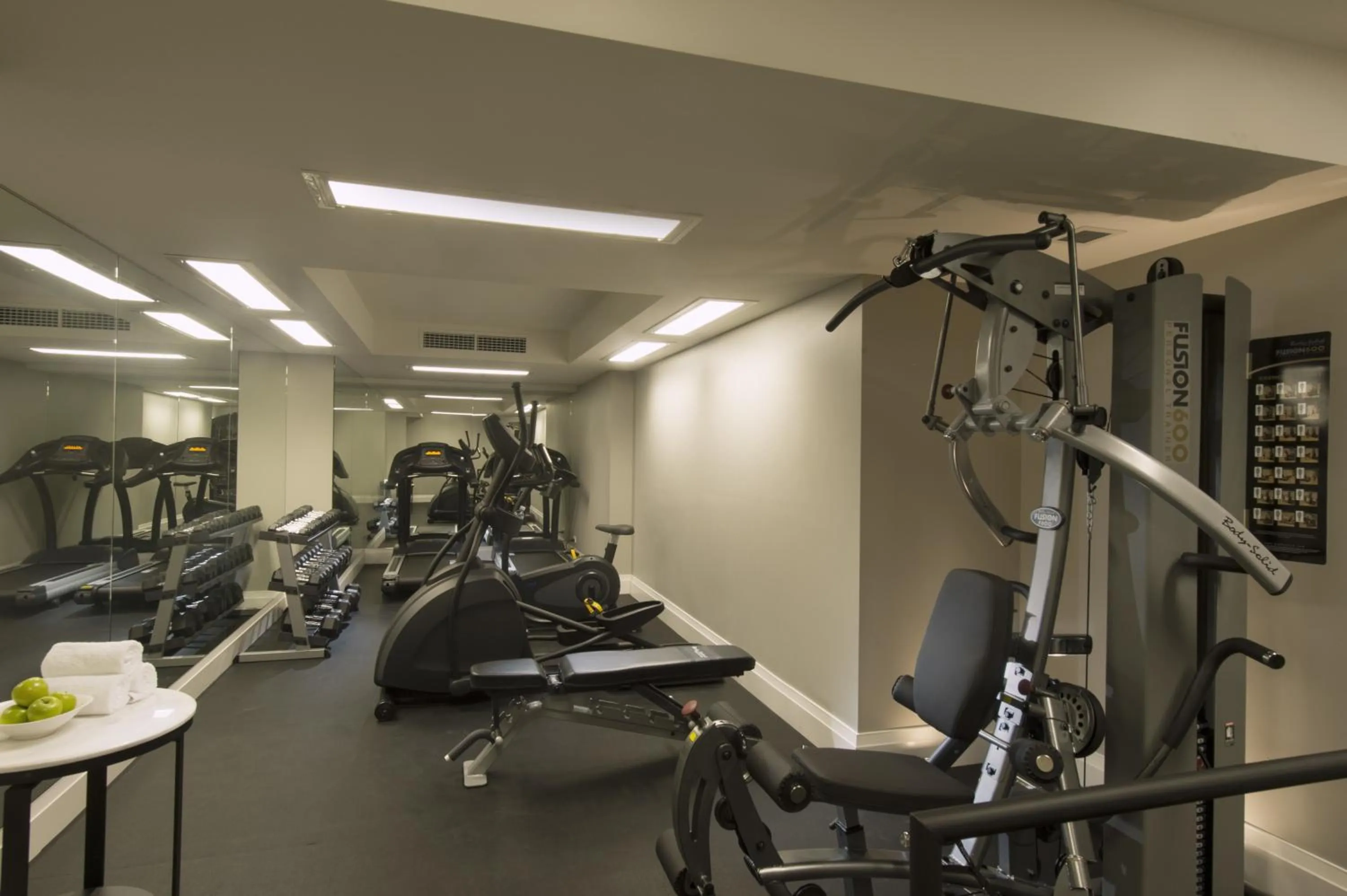 Fitness centre/facilities in Mayfair Hotel