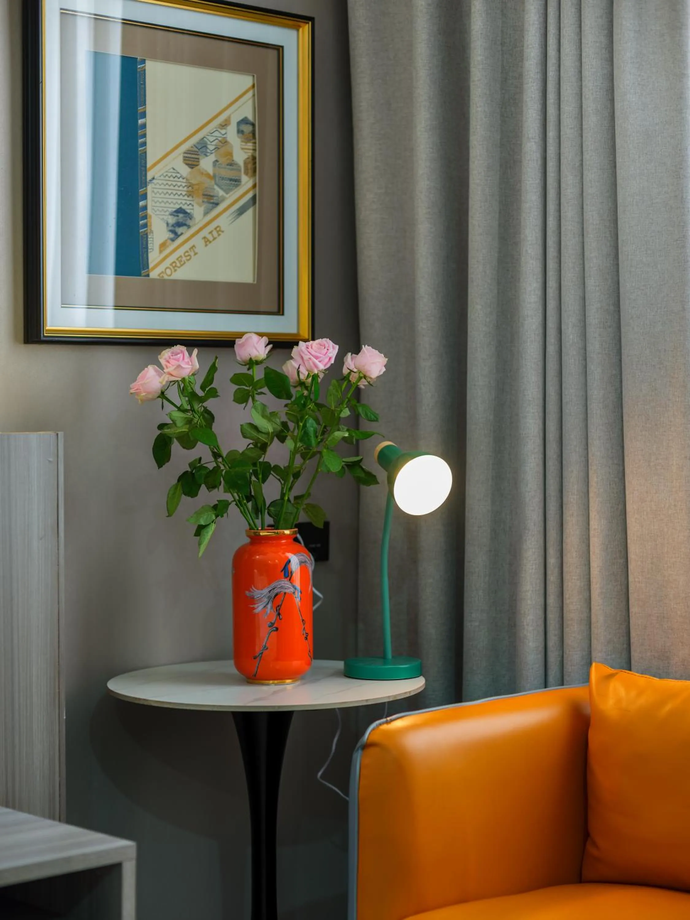 Decorative detail in Orient Rose International Hotel