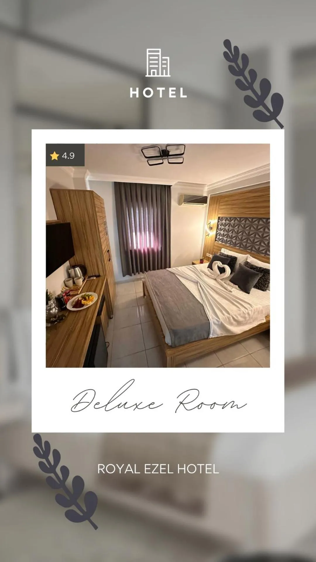 Logo/Certificate/Sign, Bed in Royal Ezel Hotel