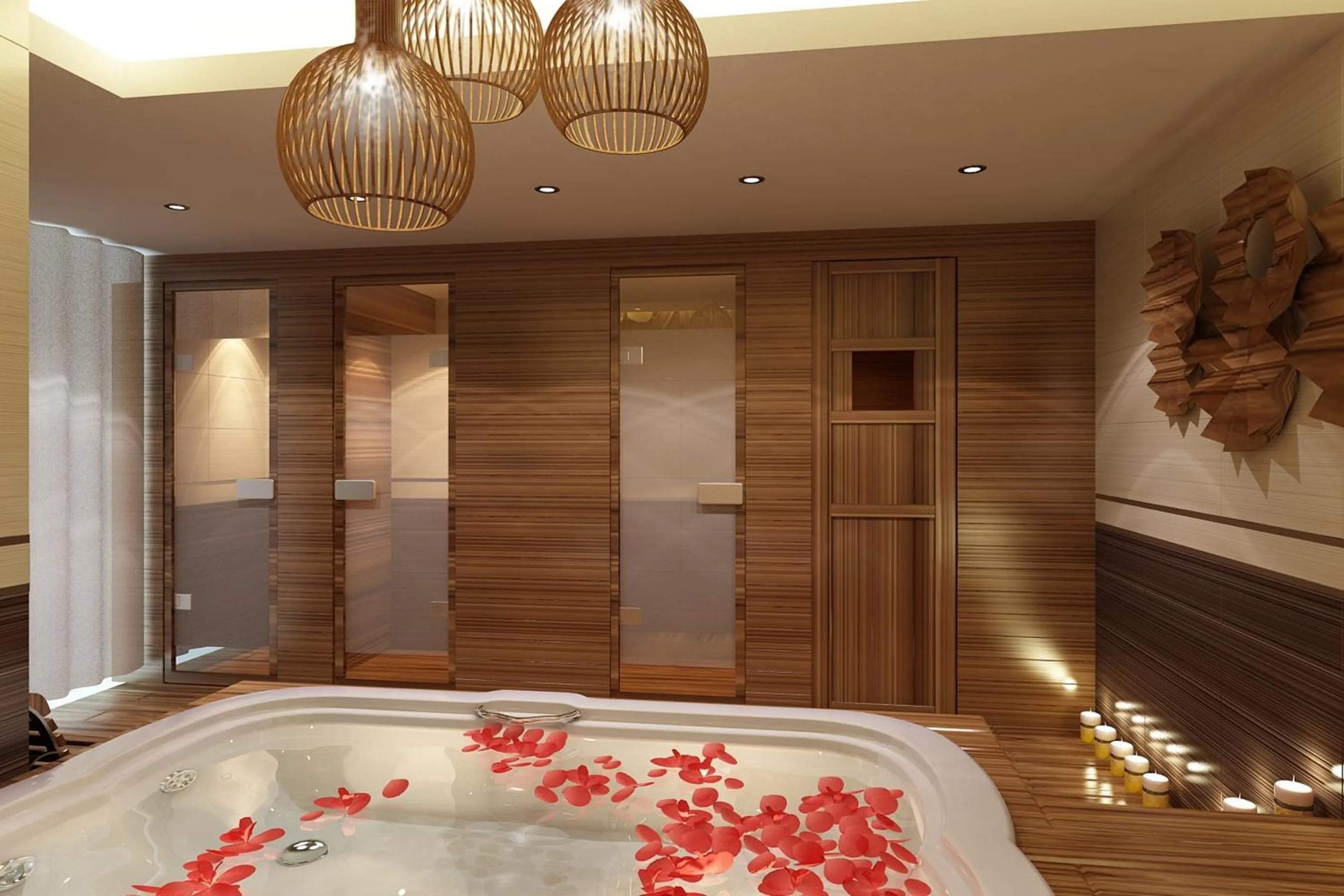 Hot Tub in Athena Hotel