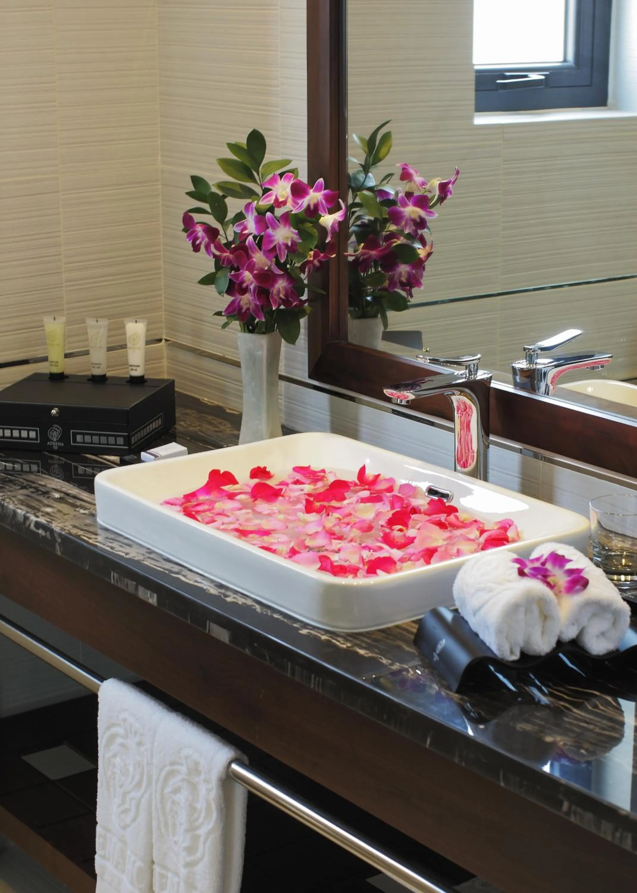 Bathroom in Athena Hotel