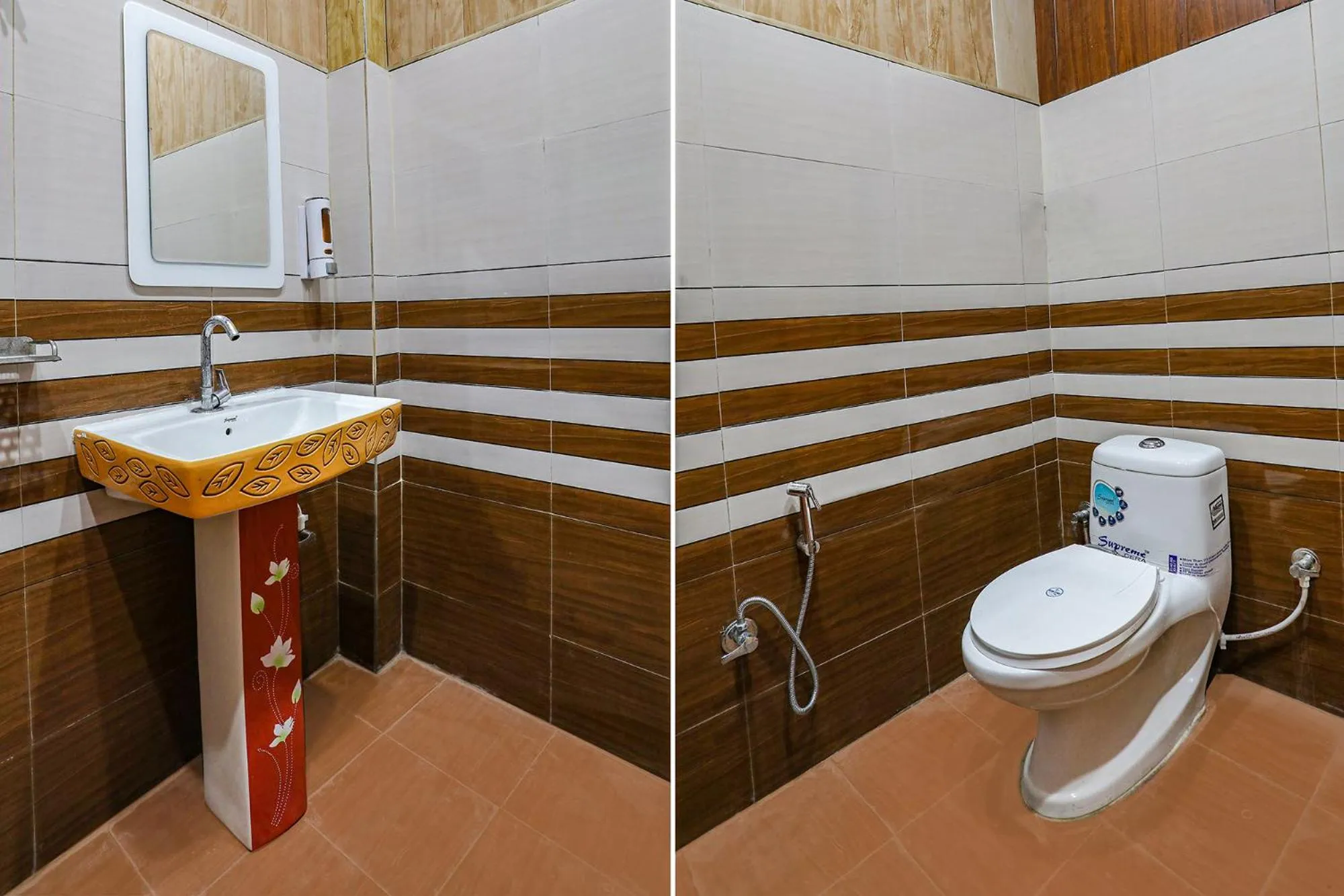 Bathroom in Via Shree Ram Aadhar 900 Mtr from Ram mandir