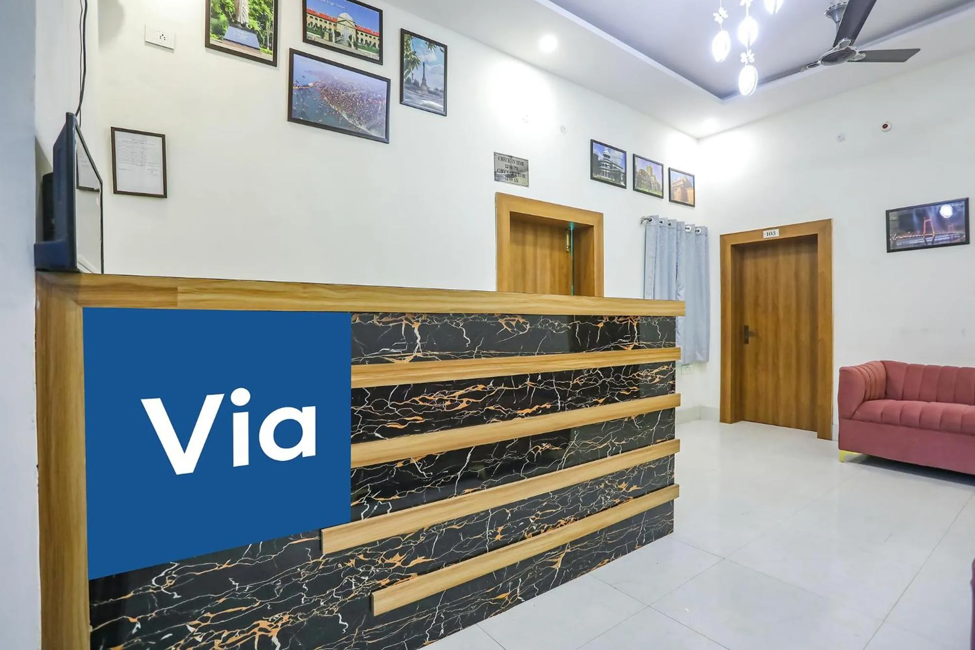 Lobby or reception in Via Downtown Residency