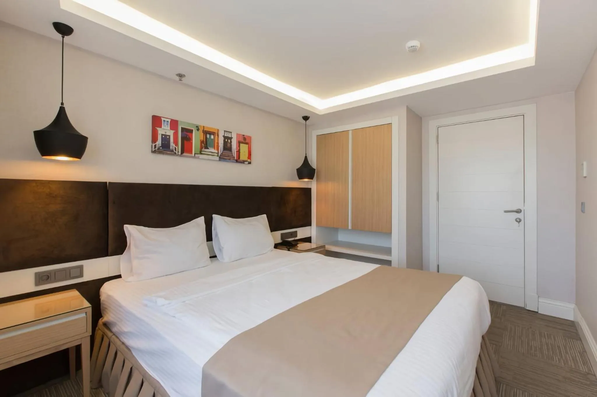 Bed in Carina Park Suites Nisantasi