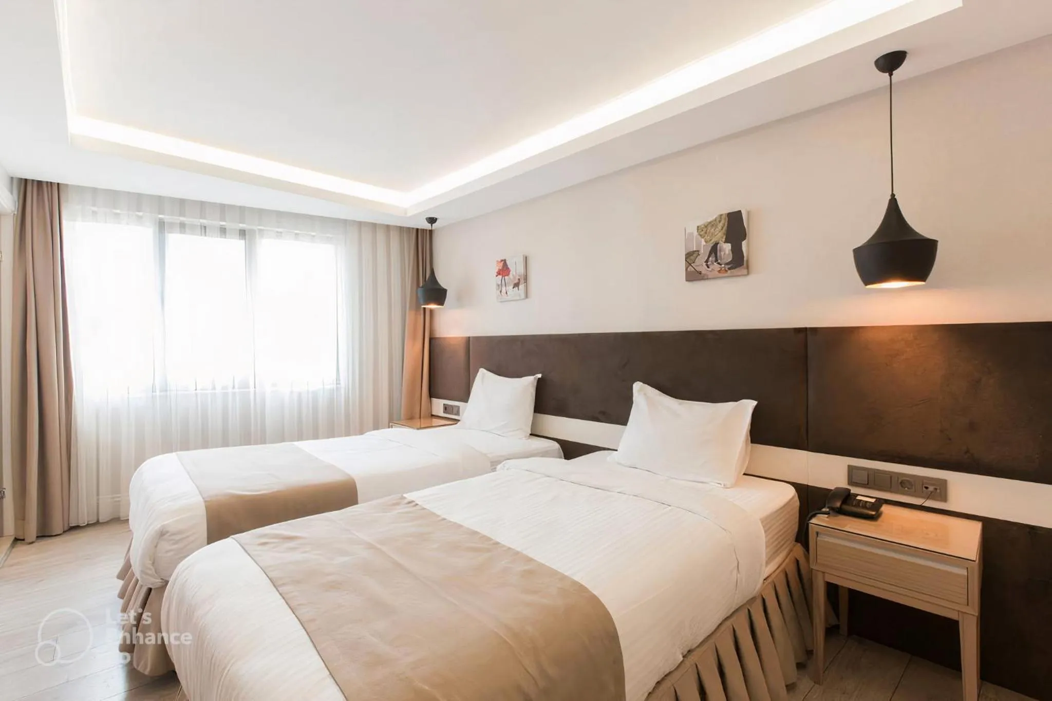 Bed in Carina Park Suites Nisantasi