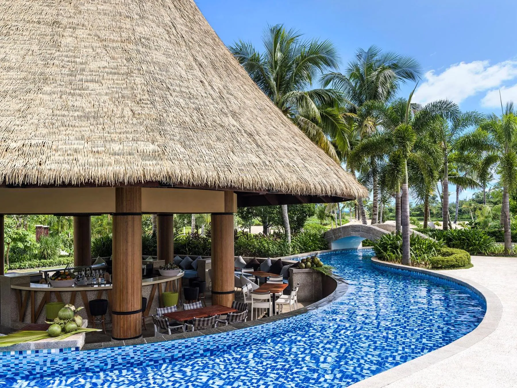 Swimming pool in Shangri-La Sanya