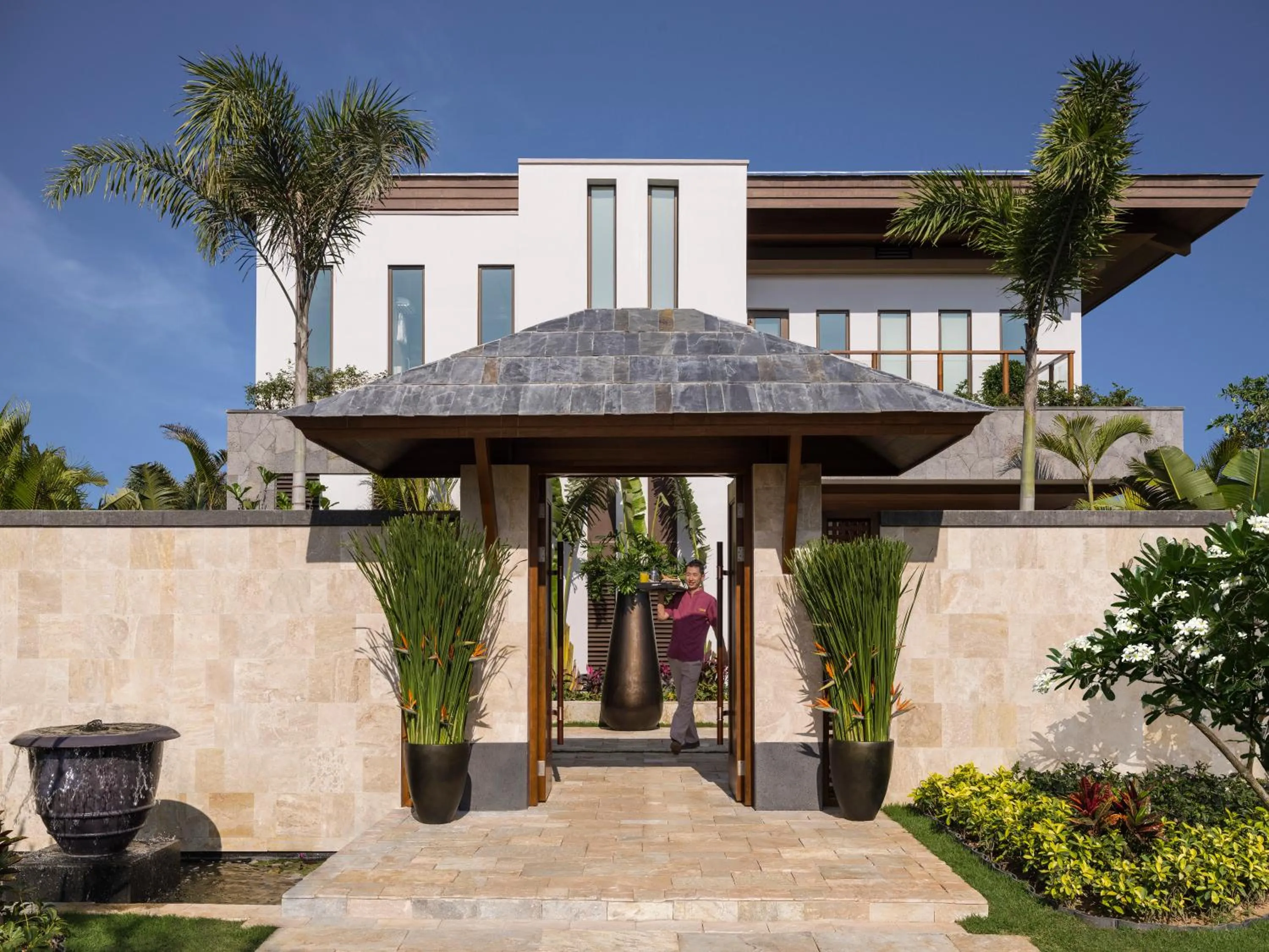 Patio in Shangri-La Sanya