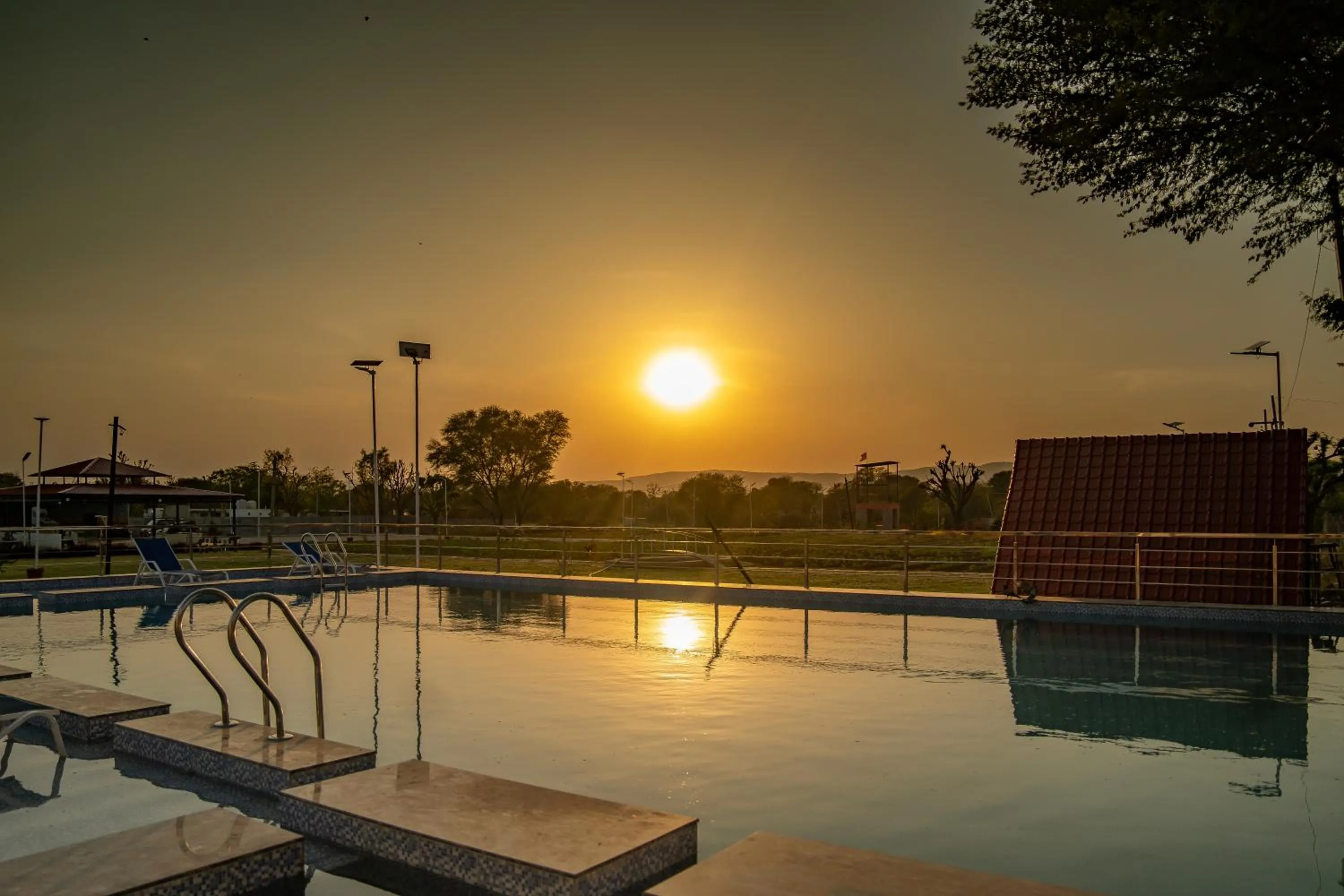 Pool view in Sunflower Saga