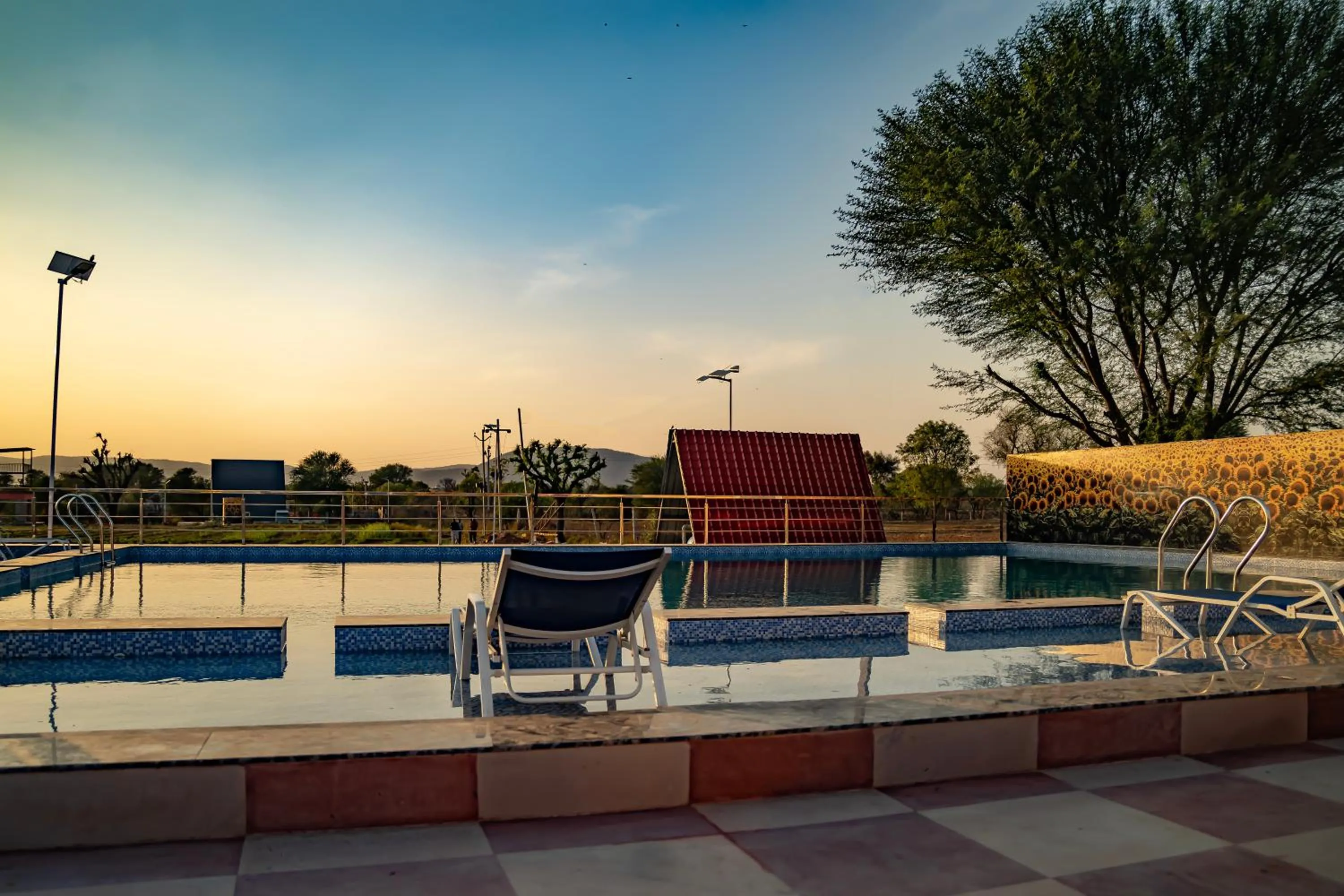 Pool view in Sunflower Saga