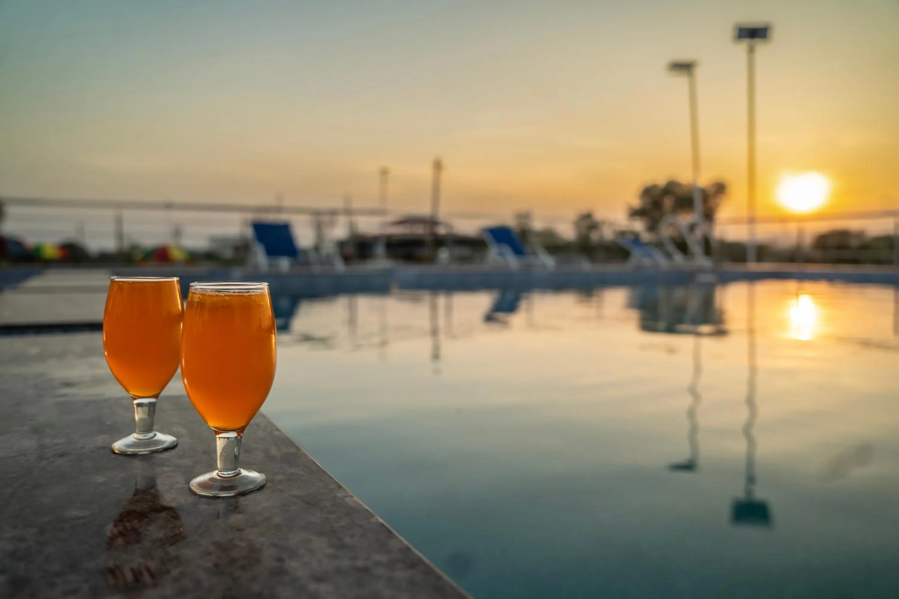 Pool view in Sunflower Saga