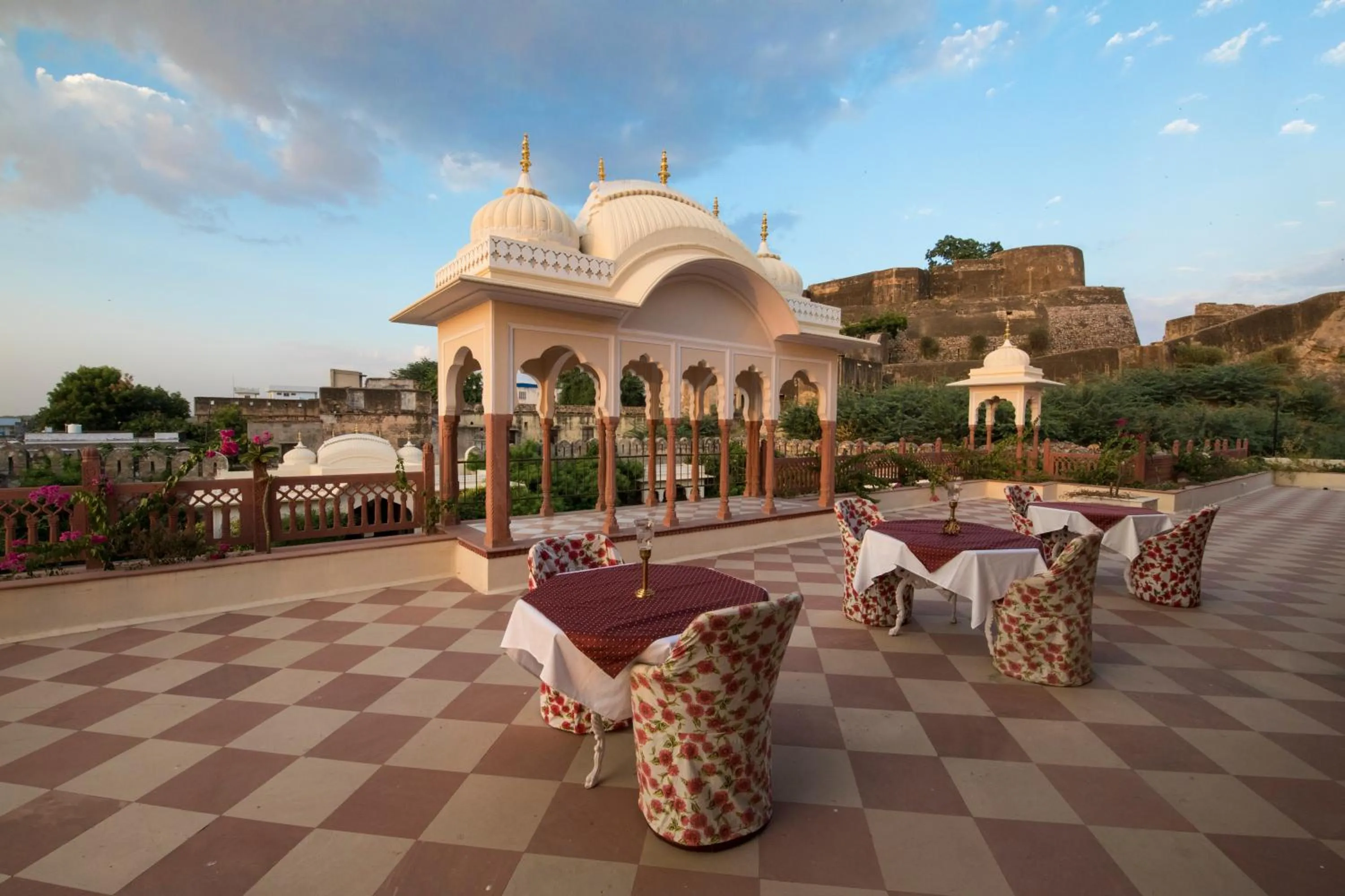 Seating area in Shahpura Haveli