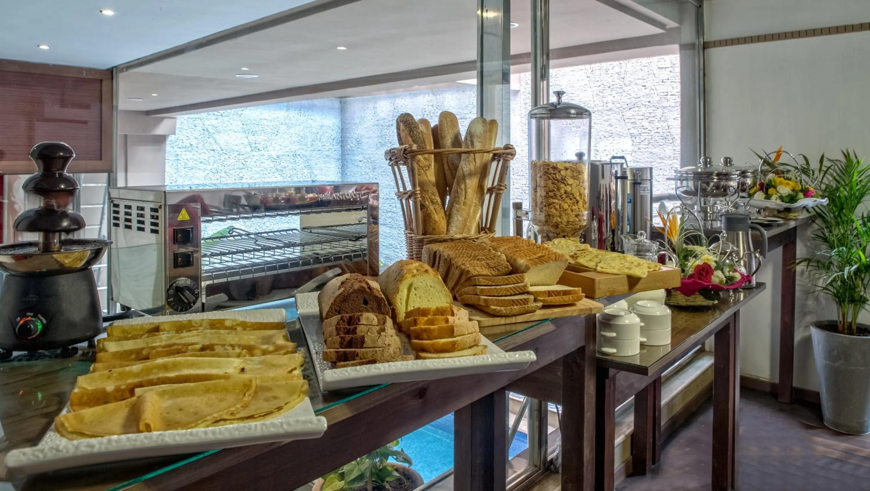 Buffet breakfast in Yaad City Hotel