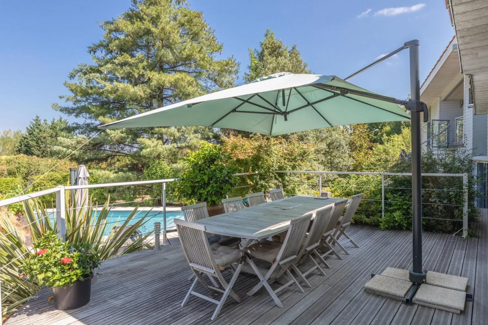 Balcony/Terrace in B&B La Closerie 33