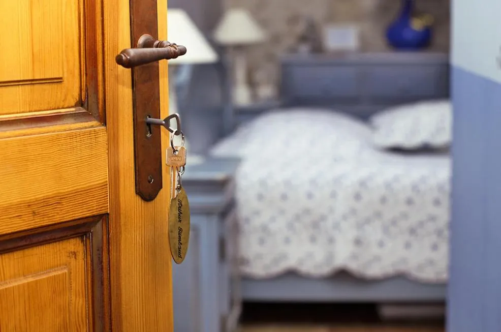 Decorative detail in L'Abri du Poète