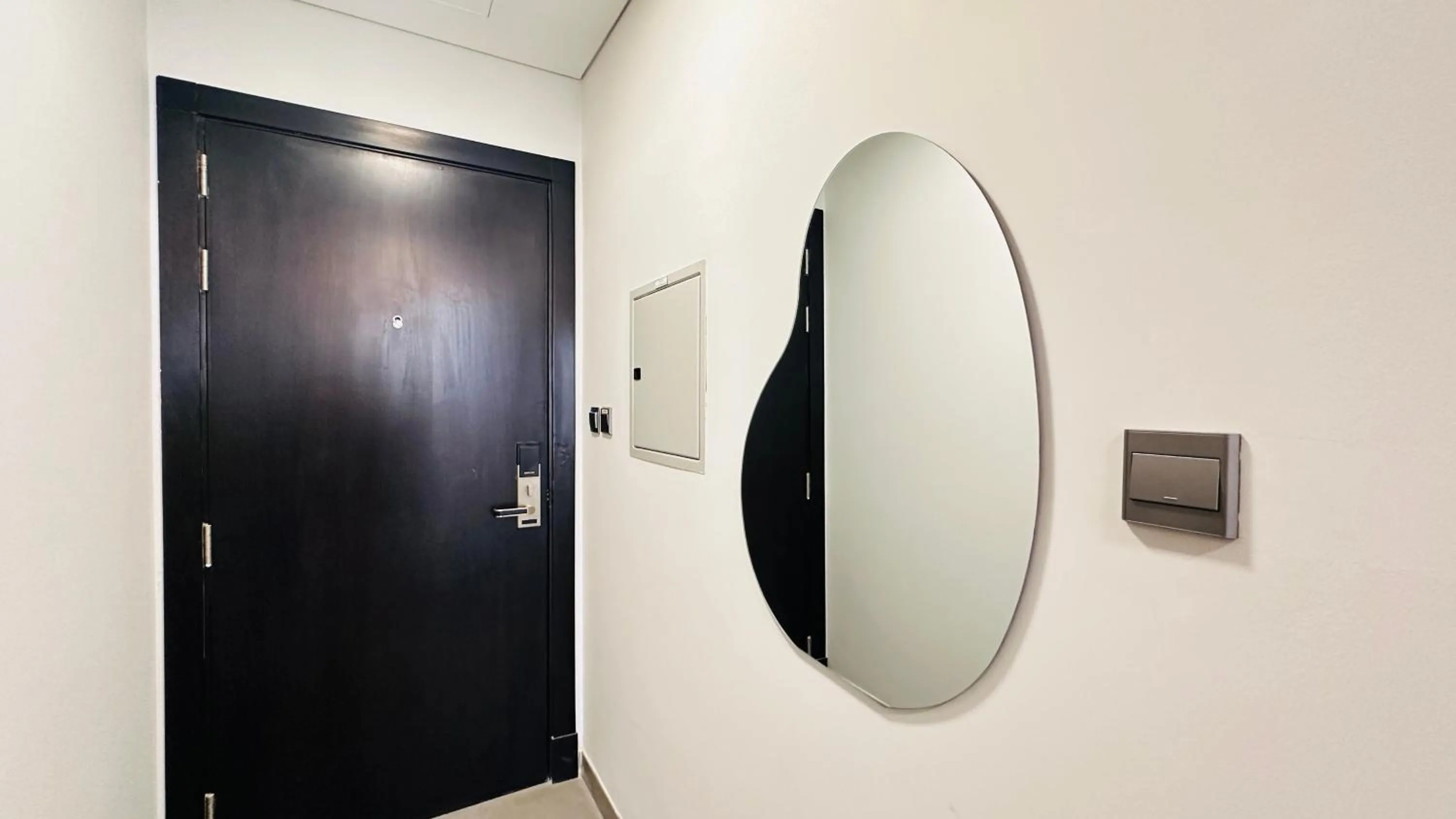 Bathroom in Spacious Studio Apartment Palm View with Big Balcony Free Parking by Belvilla