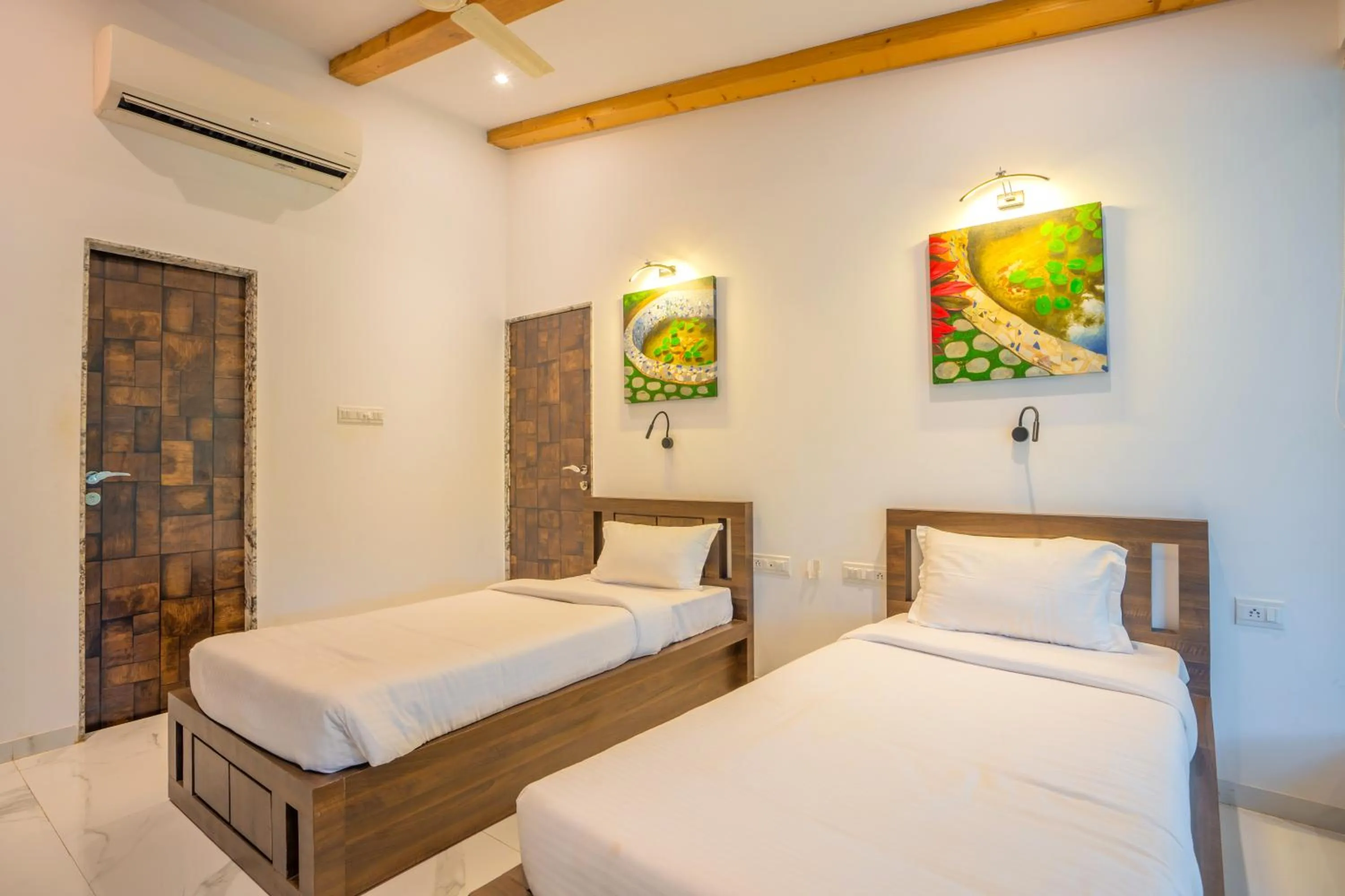 Bed in Energise Soul Retreat By ELIVAAS, Trimbakeshwar Nashik
