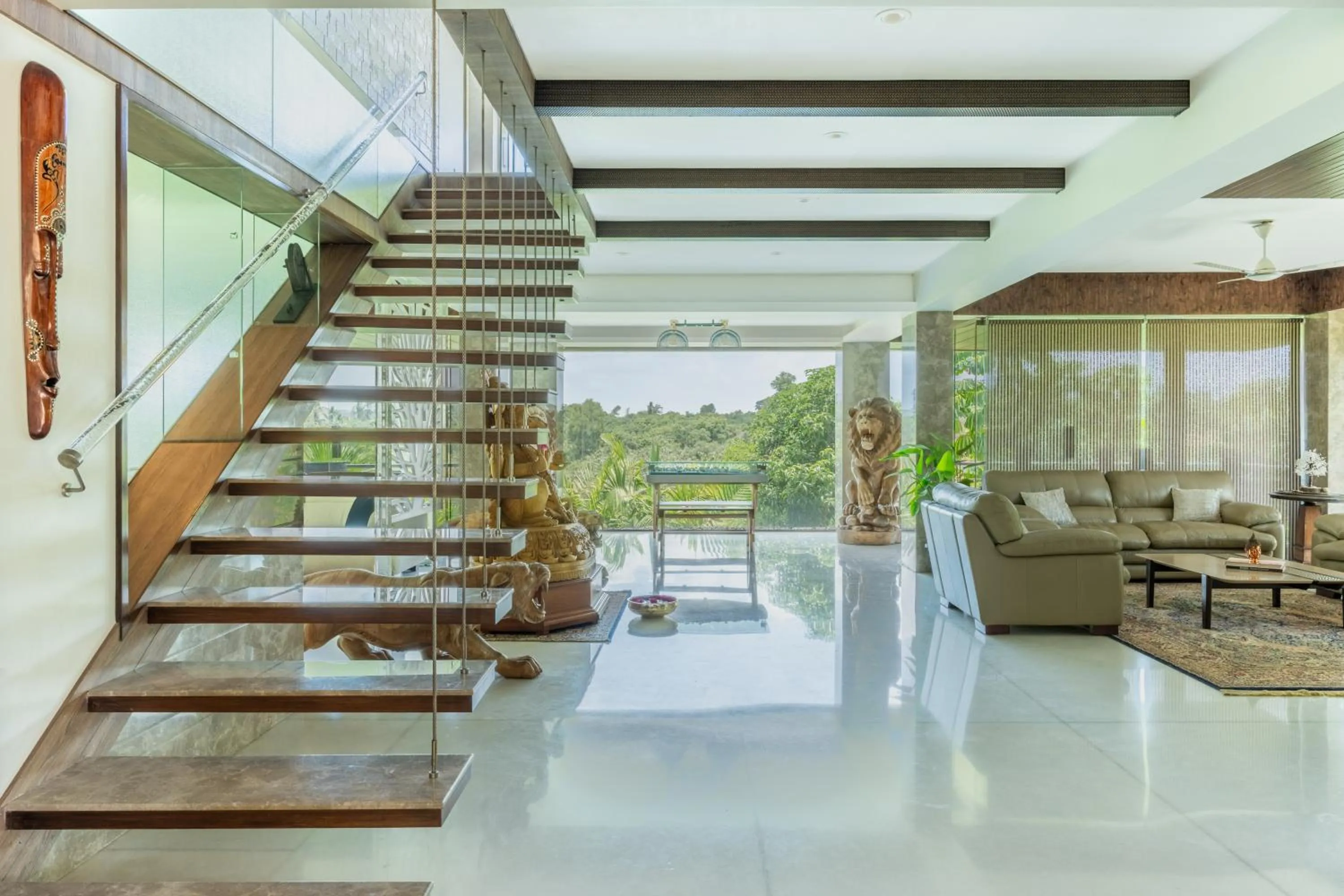 Living room in Energise Soul Retreat By ELIVAAS, Trimbakeshwar Nashik