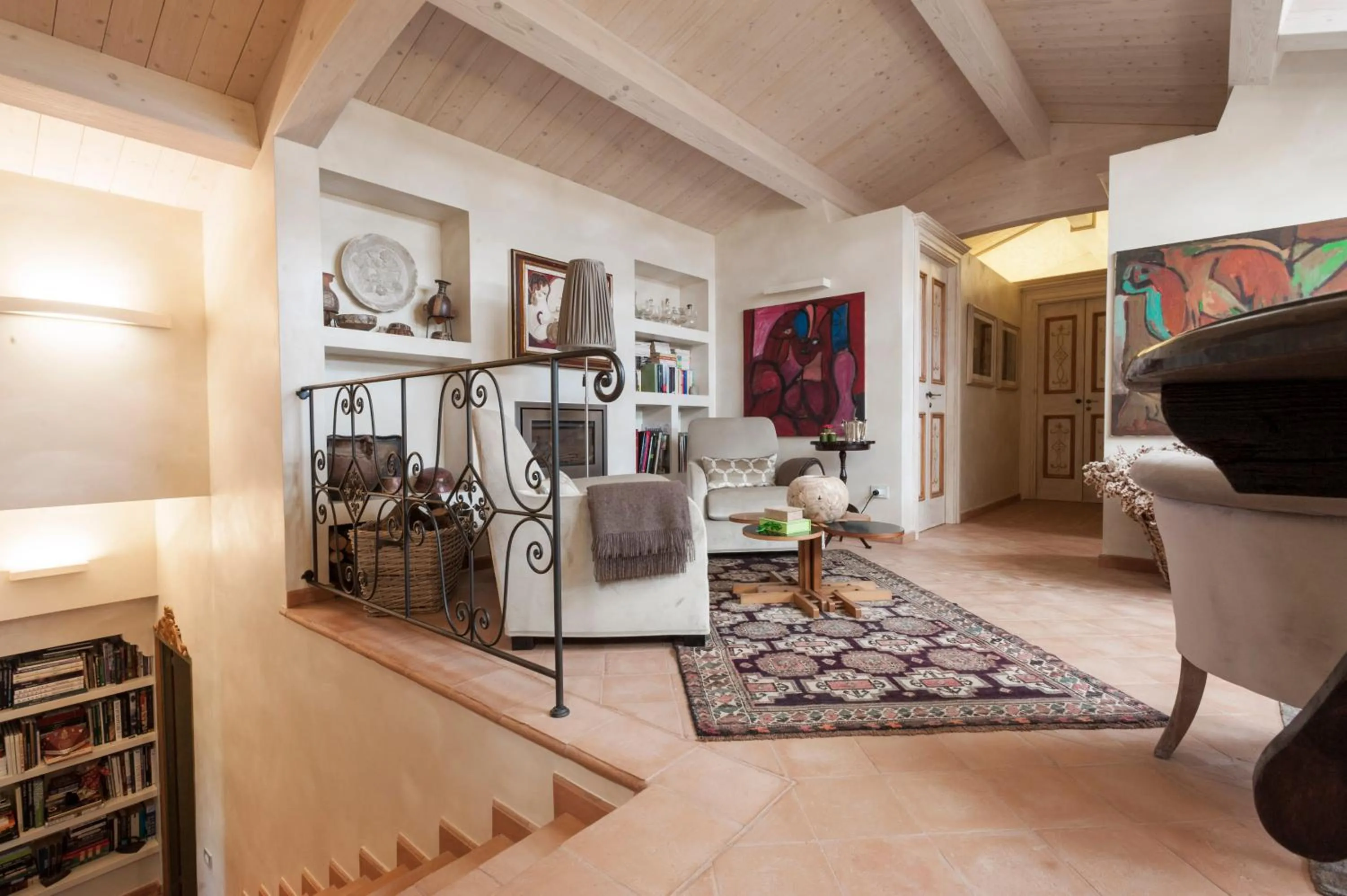 Seating area in Monterosato Country House