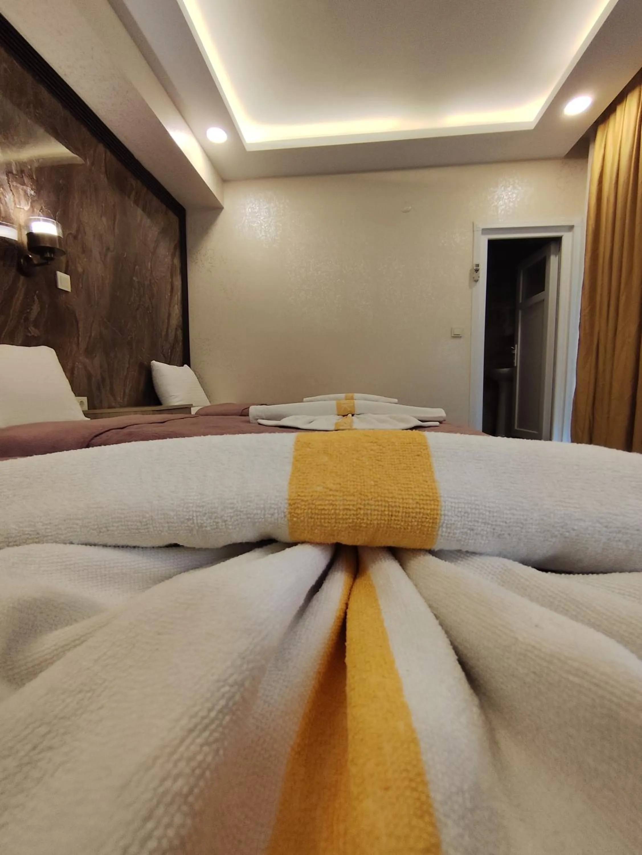 Bed in Öz Dünya Hotel